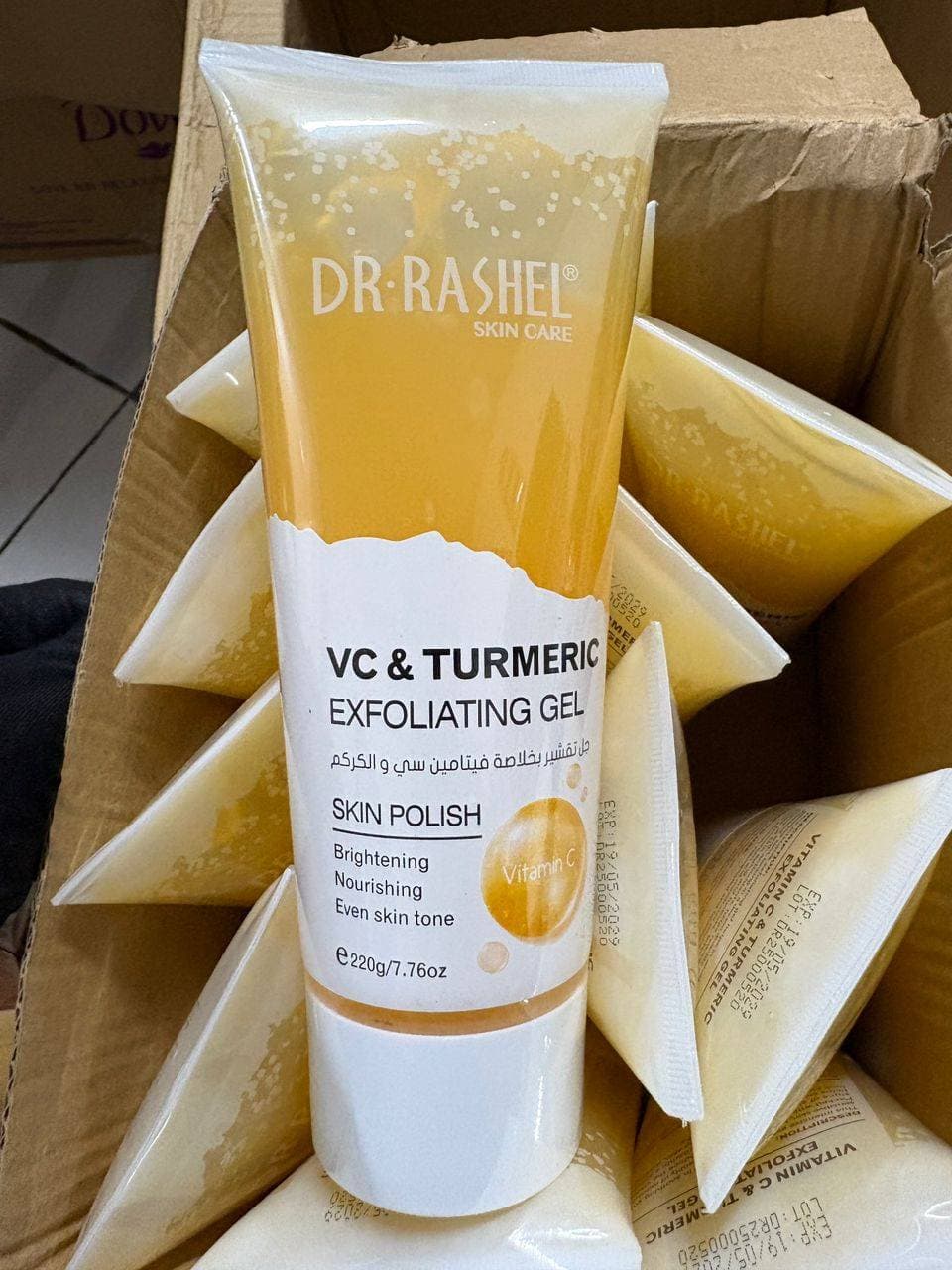 Gommage exfoliant clarifiant Dr Rashel Vc& Tumeric
