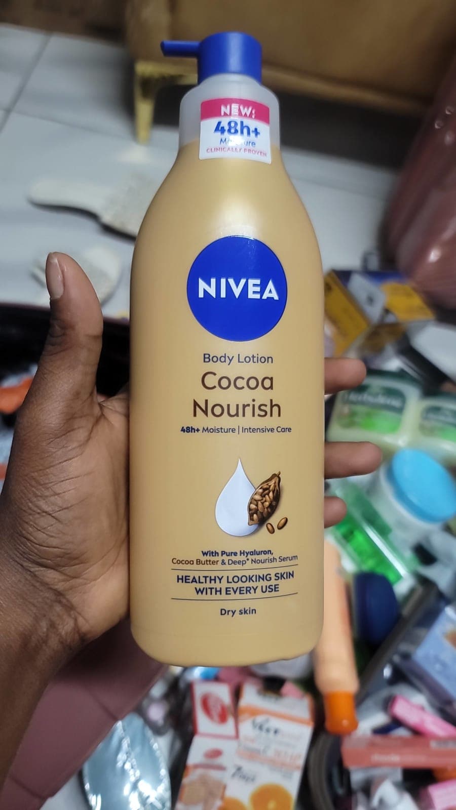 Lait Nivea Cocoa 400ml.