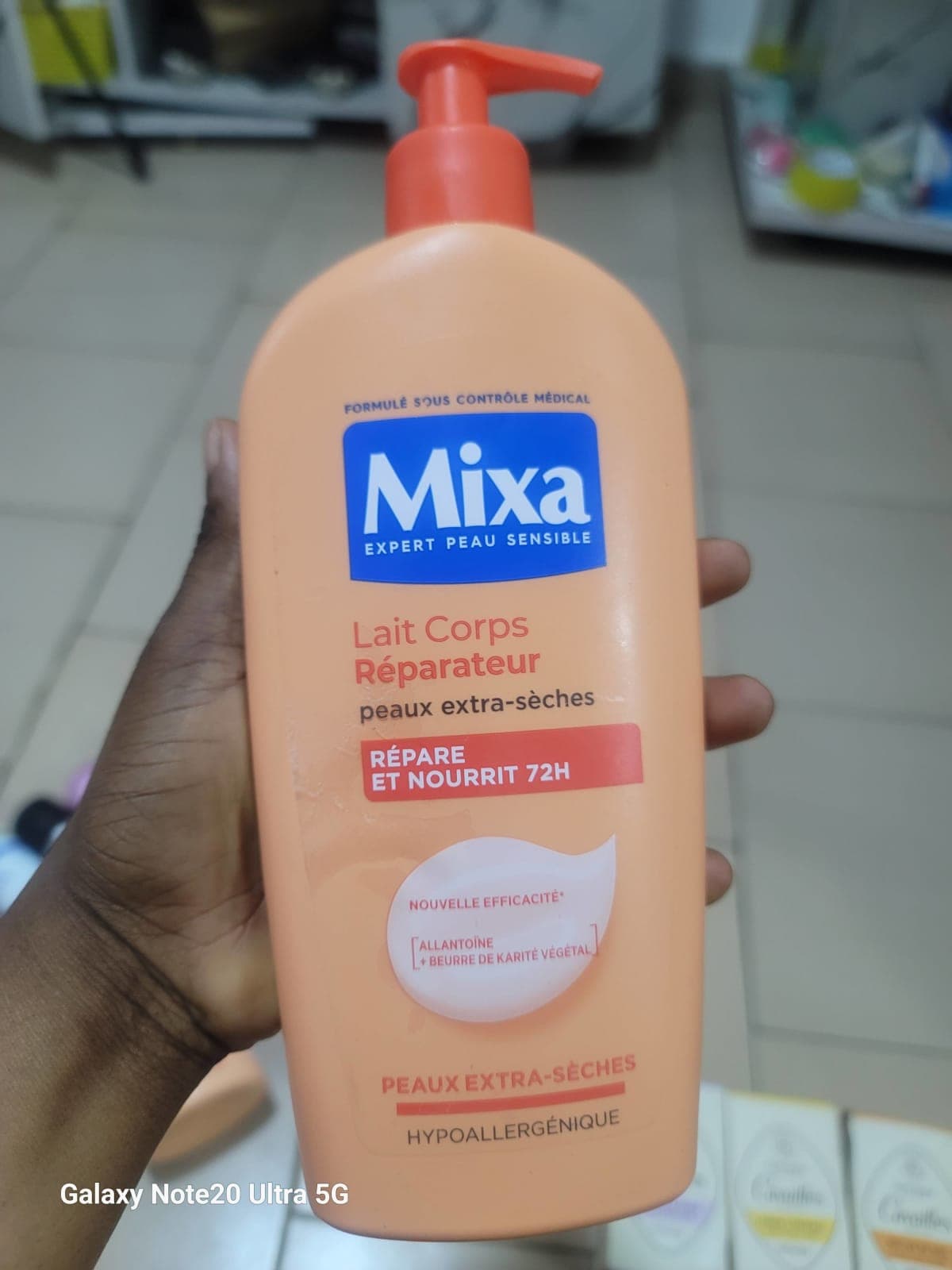 Lait corps mixa peau extra-seches