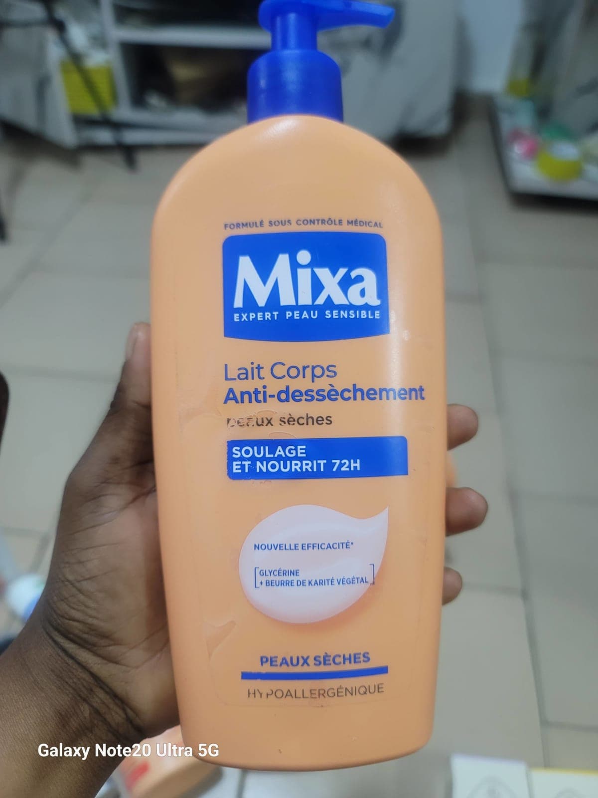 Lait corps mixa Anti dessechement