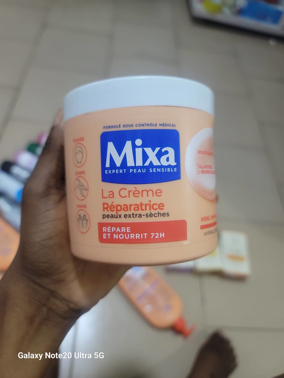 Mixa la Creme de   peaux extra  sèche — vue 1