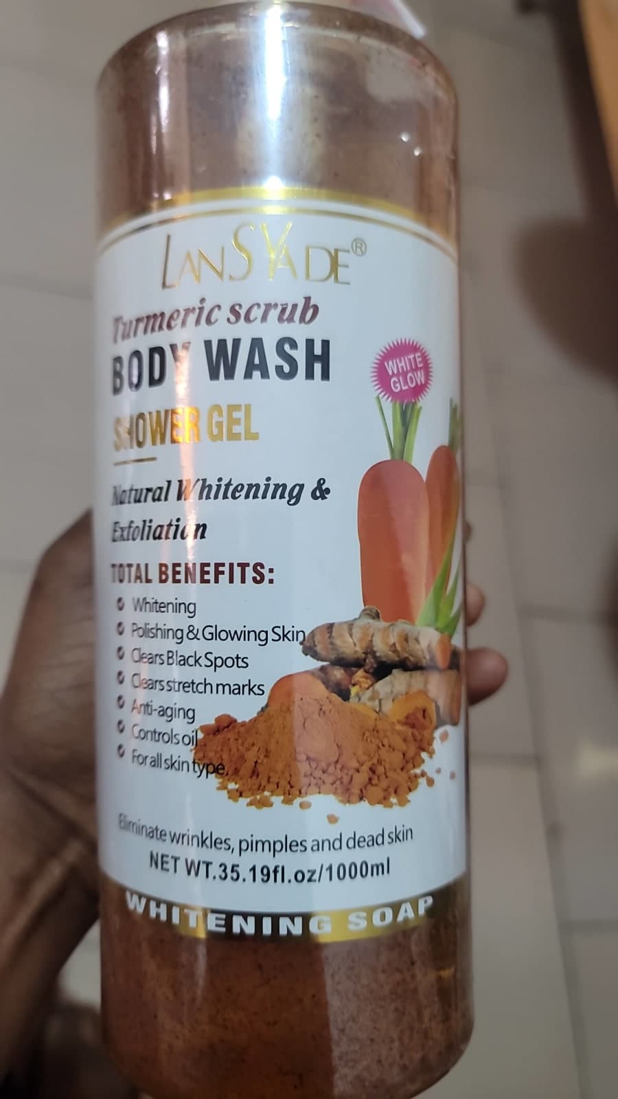 Gel Douche Lansayde  tumeric Carrot