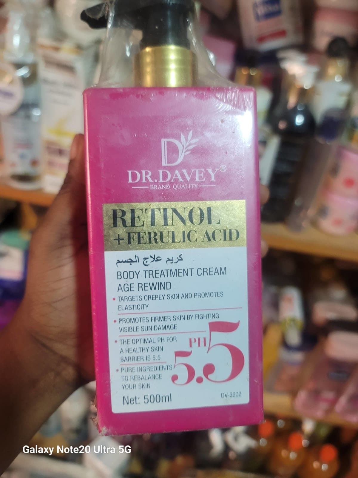 Lait Dr darvey  retinol +Acide felurique