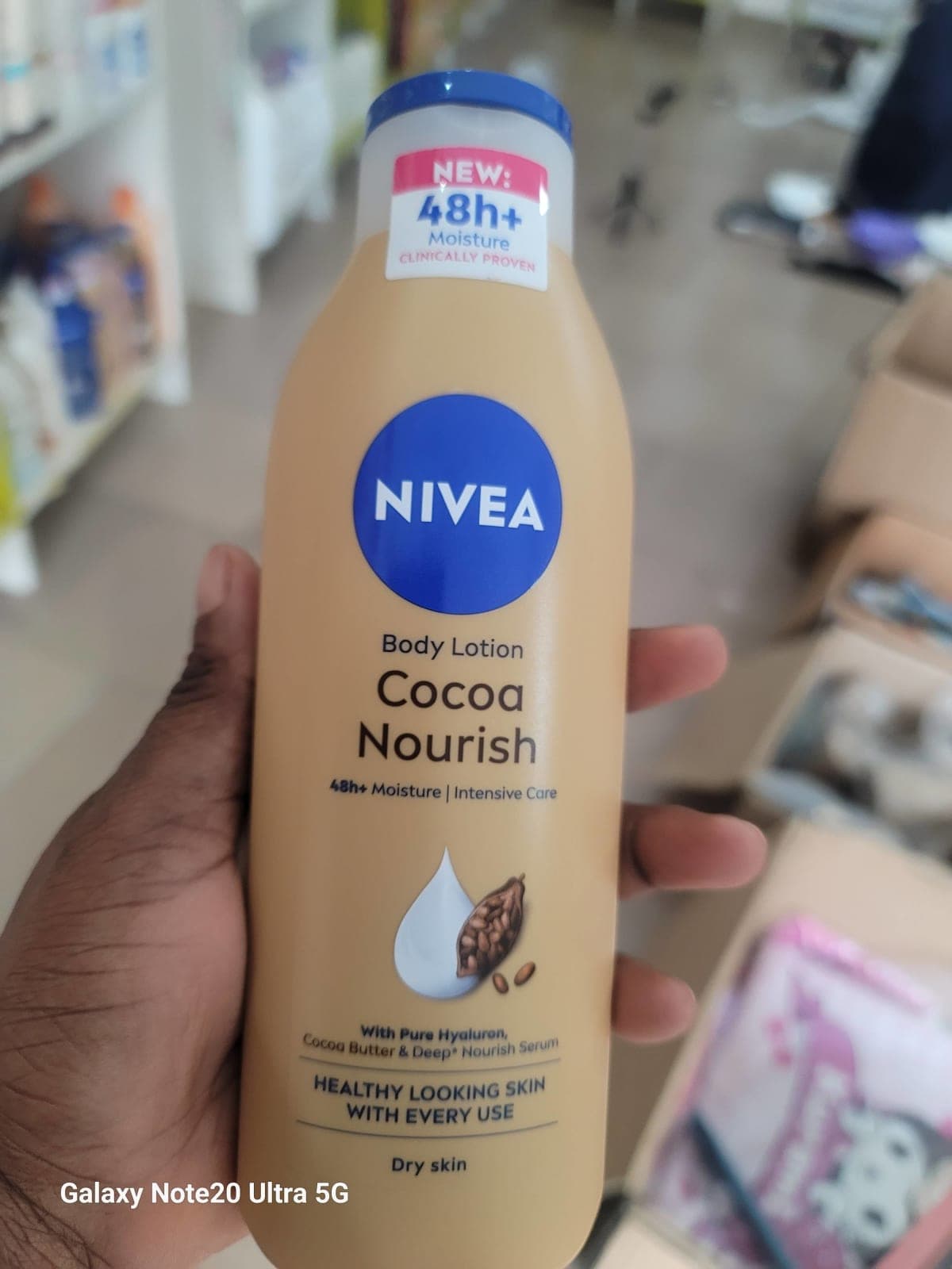 Lait Nivea cocoa Nourish