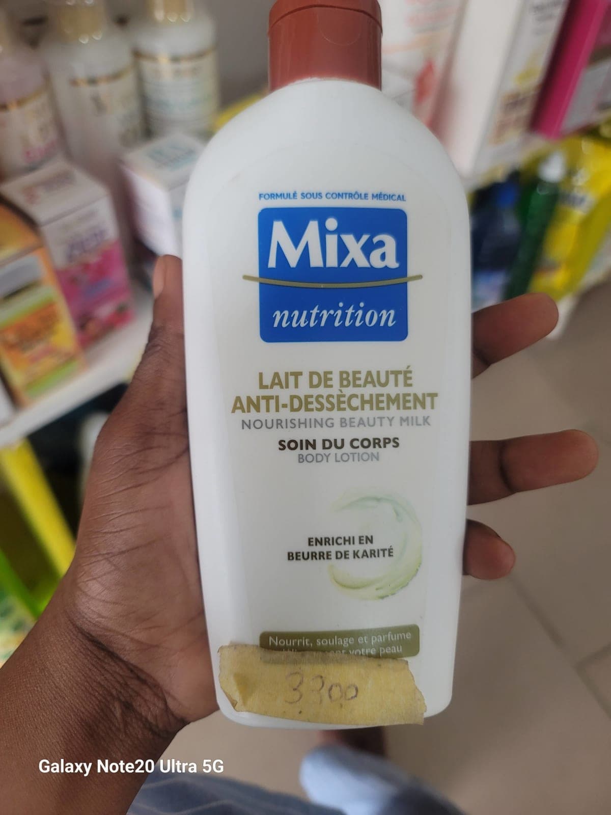 Lait Mixa anti dessèchement nutrition