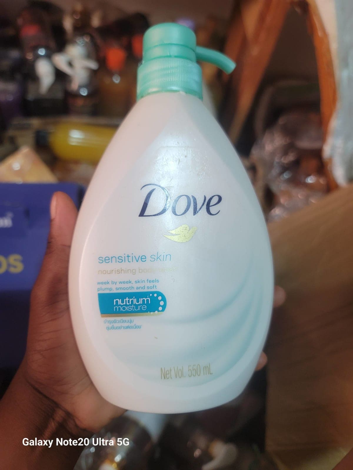 Gel douche dove 550ml sensitive skin