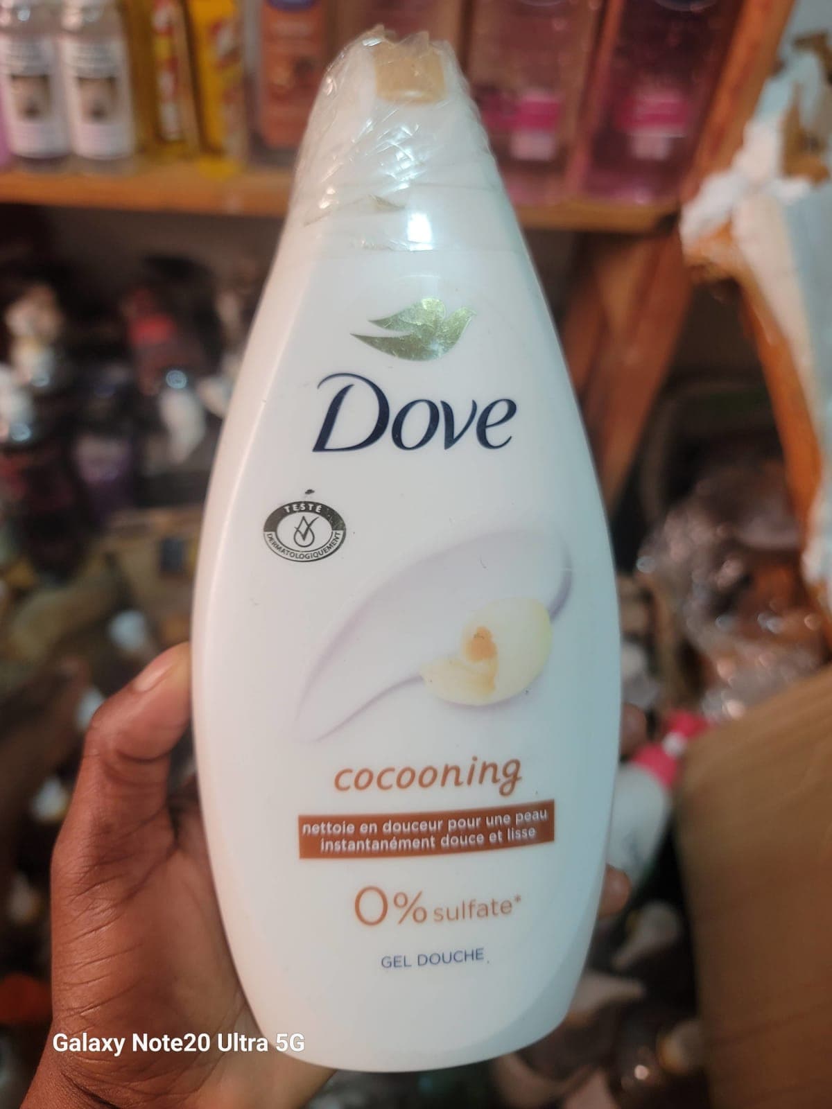 Gel douche dove 500 ml.coconing