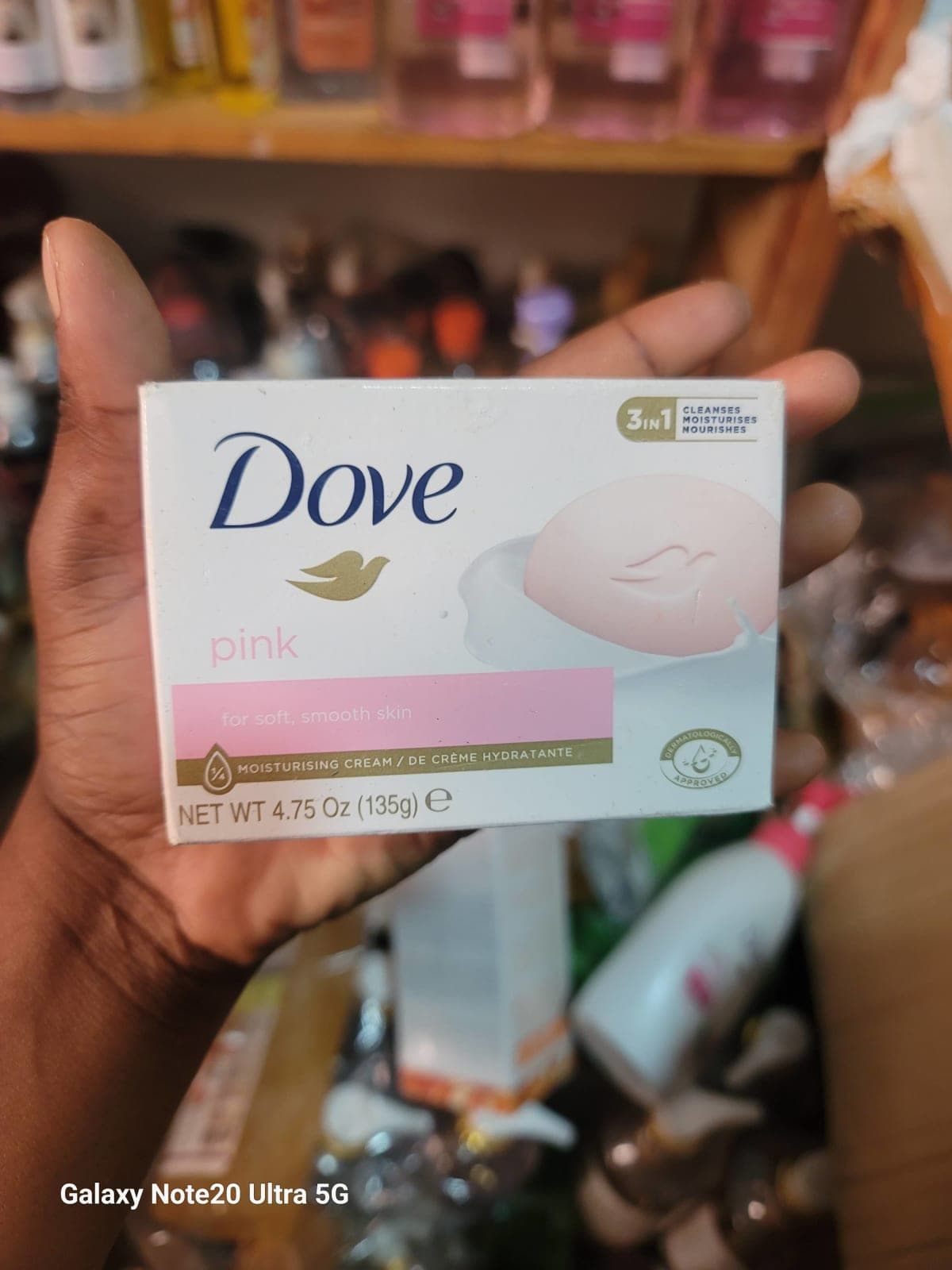 Savon dove rose — vue 1