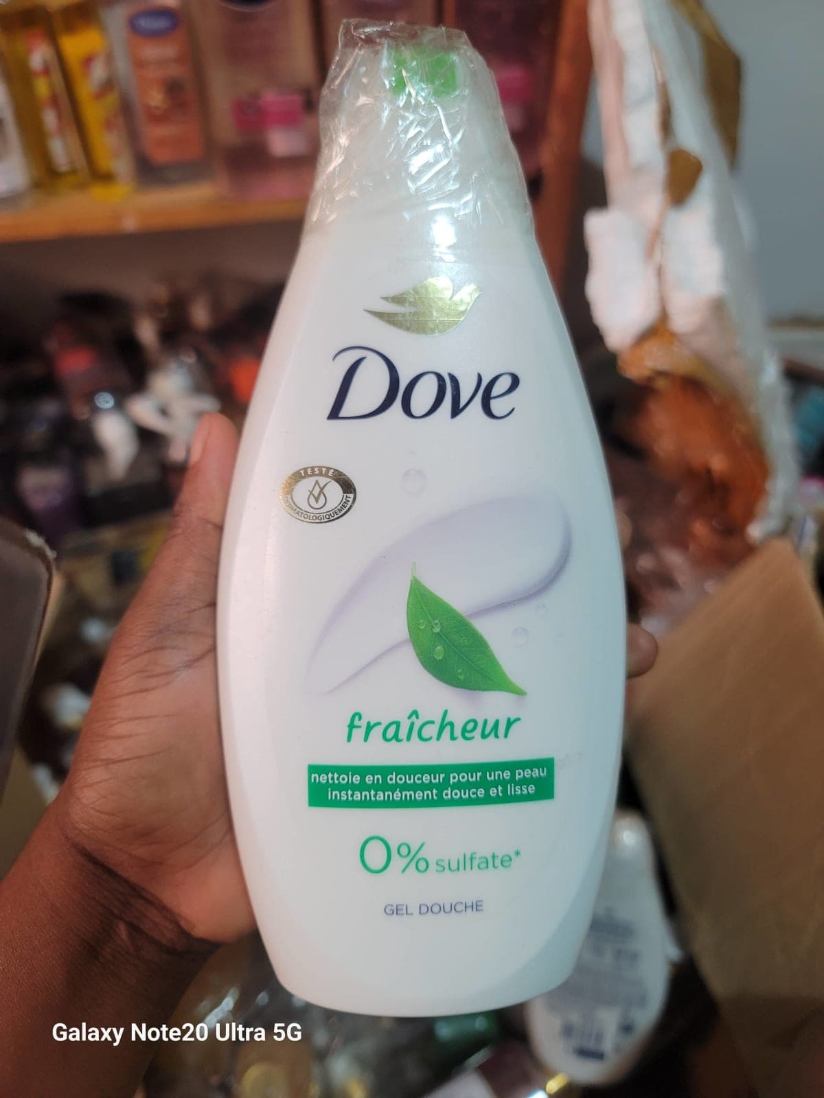 Gel douche dove 500ml fraîcheur