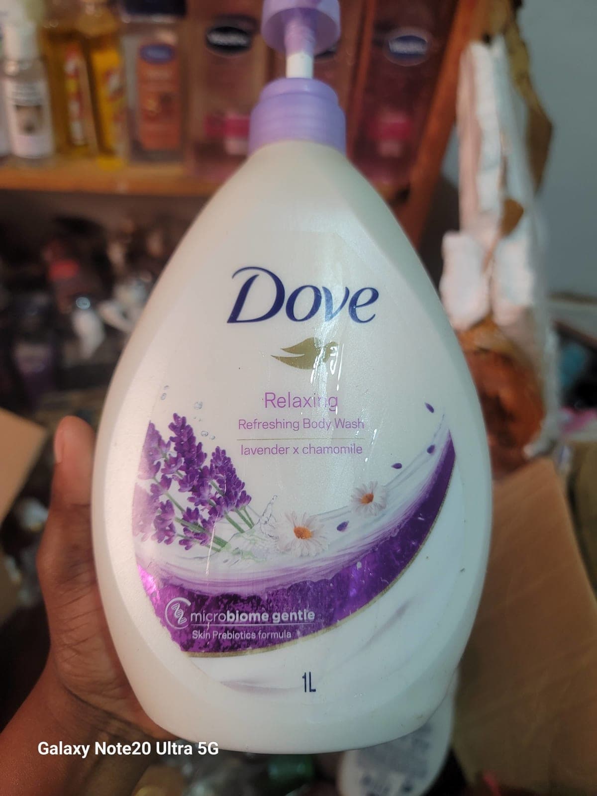 Gel douche dove 1L lavender
