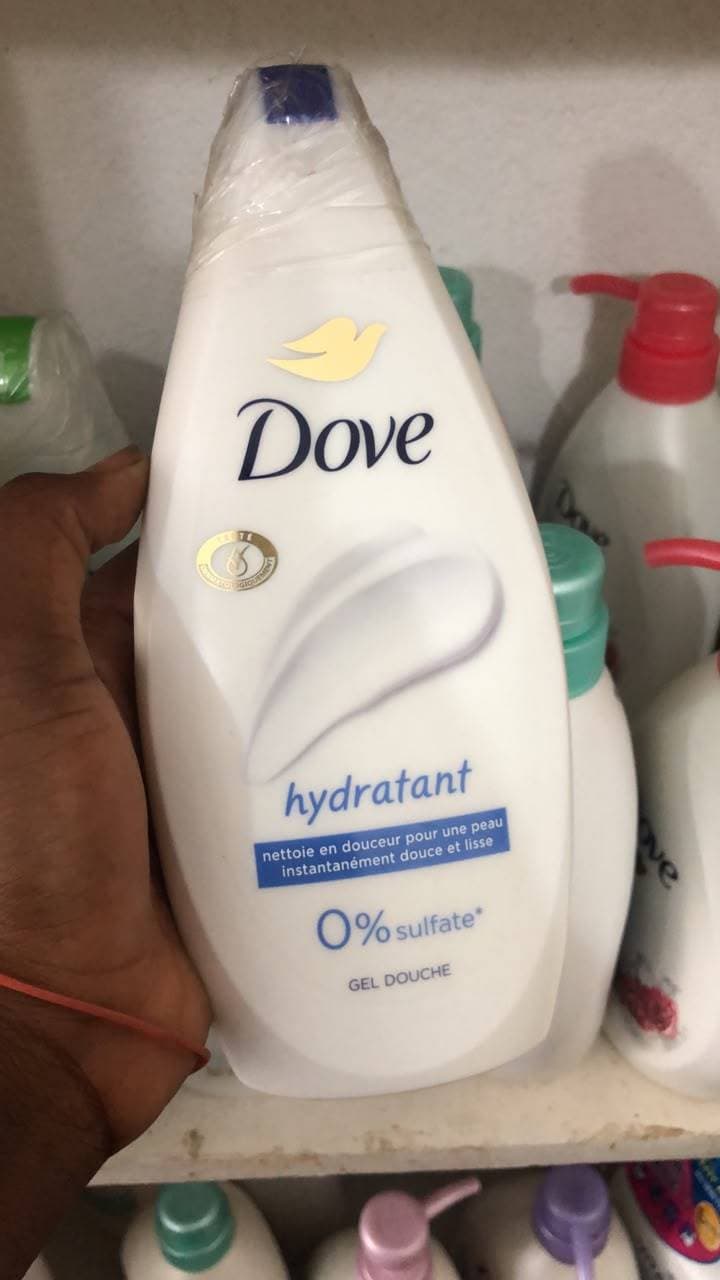 Gel douche dove 550ml hydratant