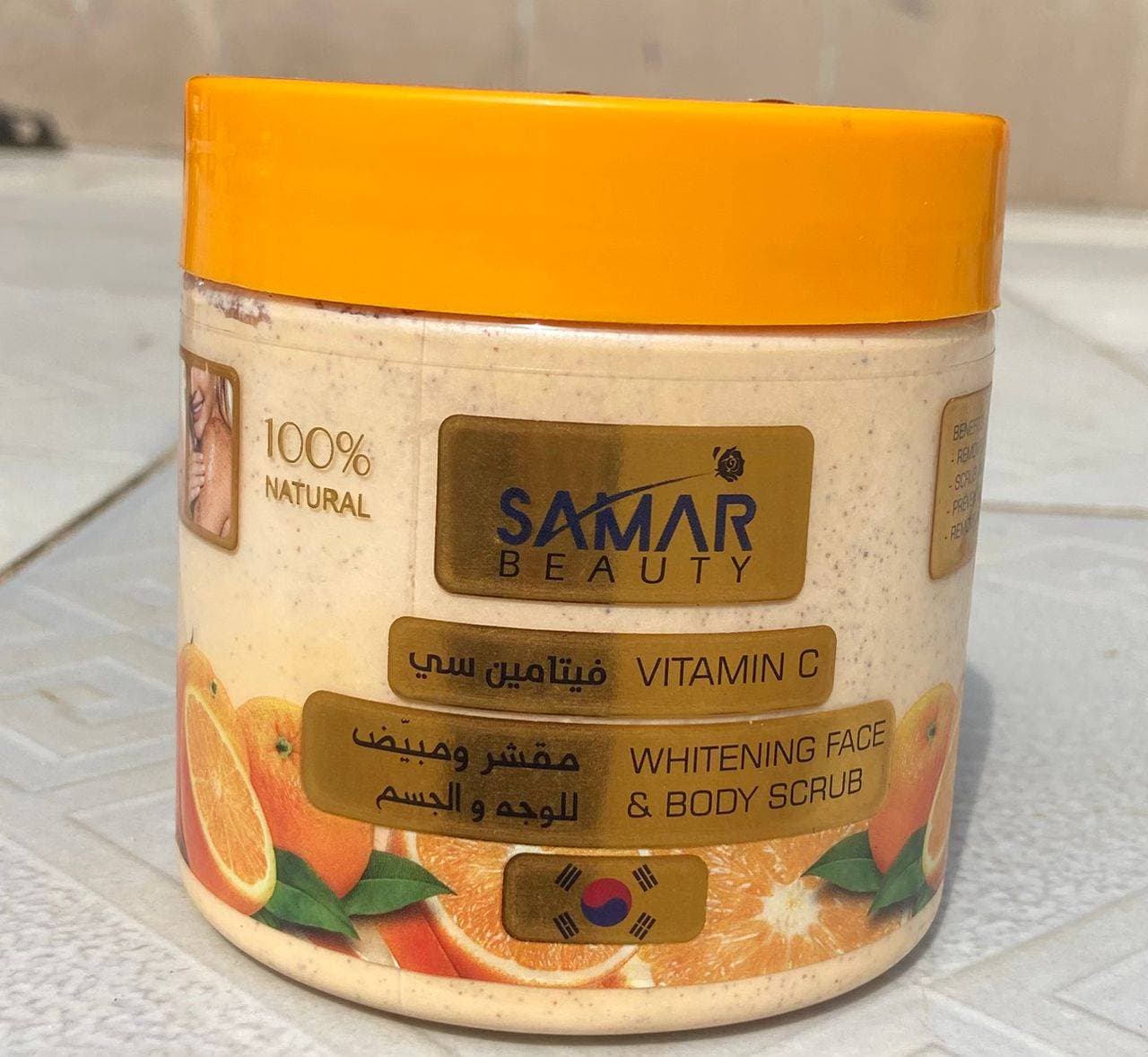 Gommage coréen à la Vit C