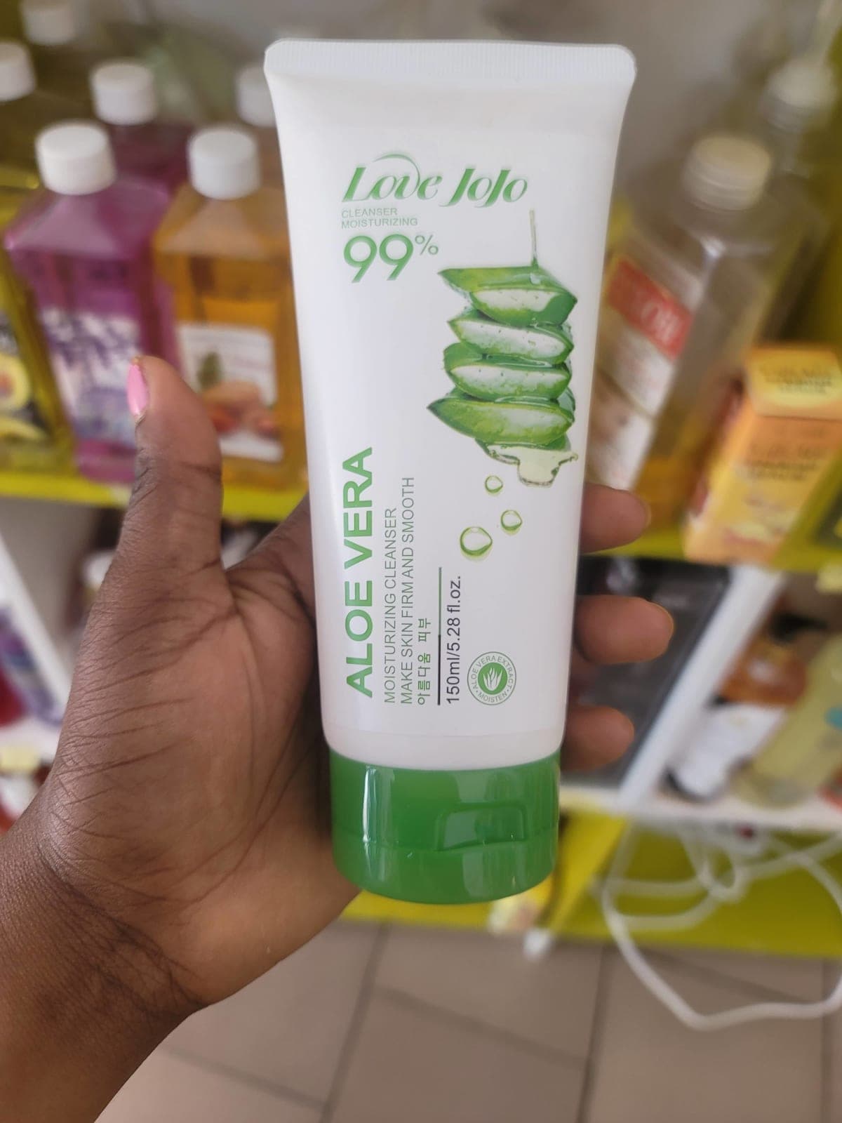Gel nettoyant visage Aloe vera  love jojo