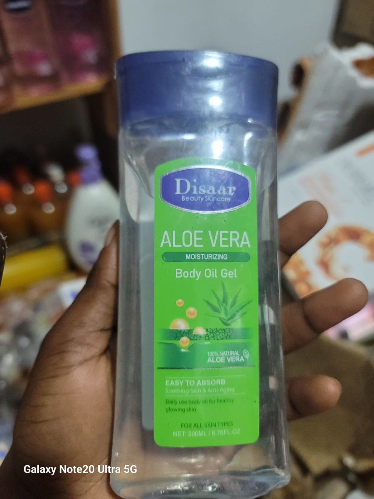 Huile gel disaar aloe vera