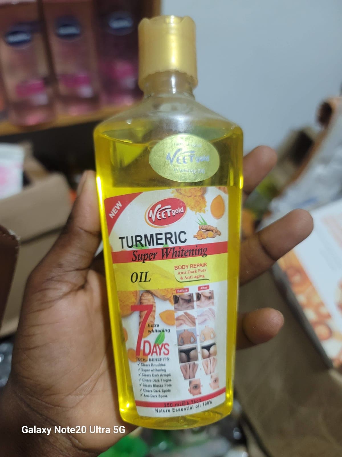Huile veet gold tumeric 200ml