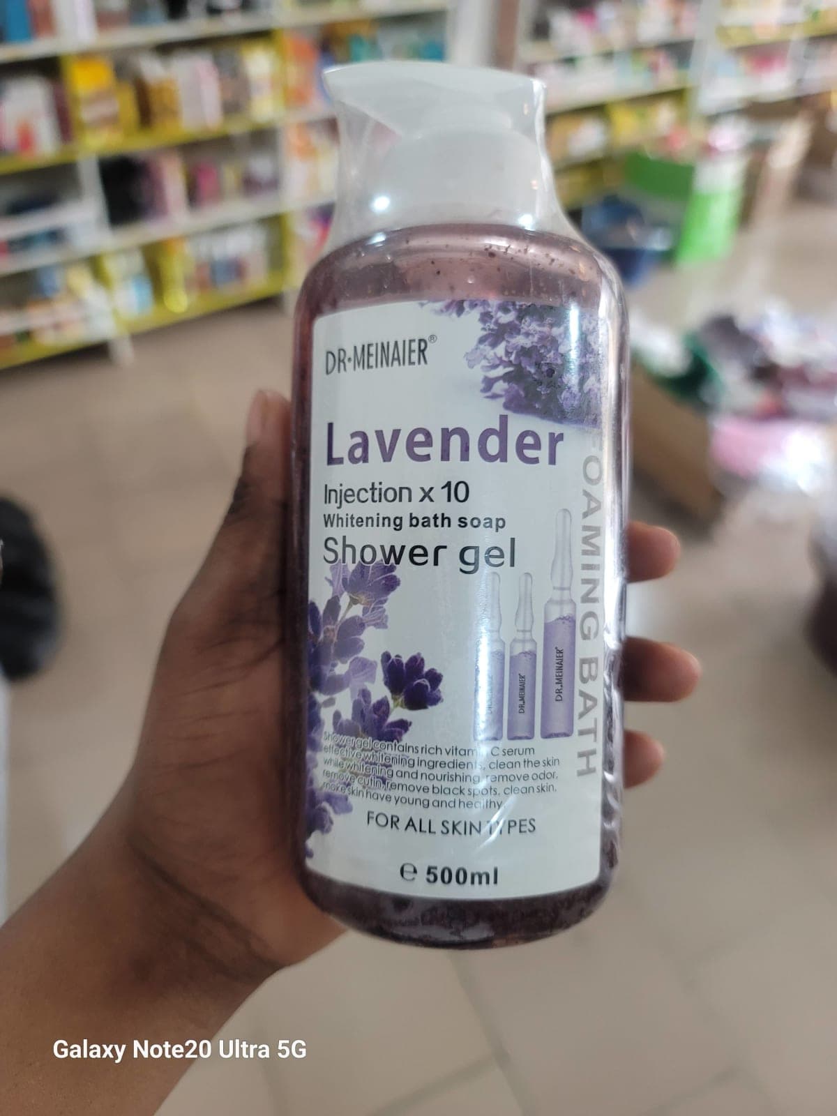 Gel douche lavender Dr Meinaier