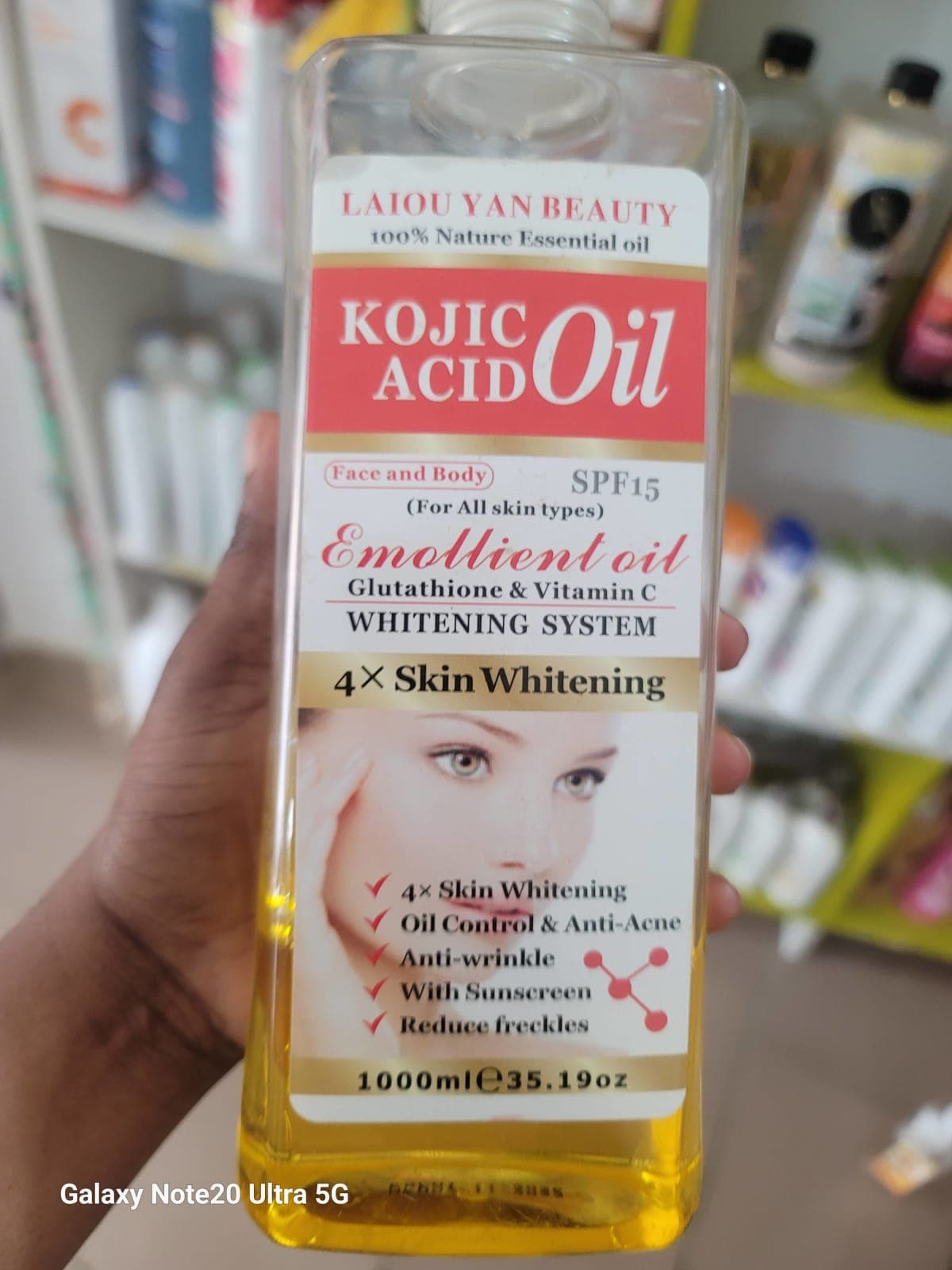 Huile kojic acide 1000ml