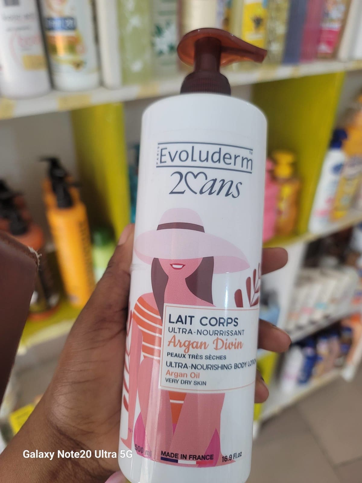 Lait evoluderm argan