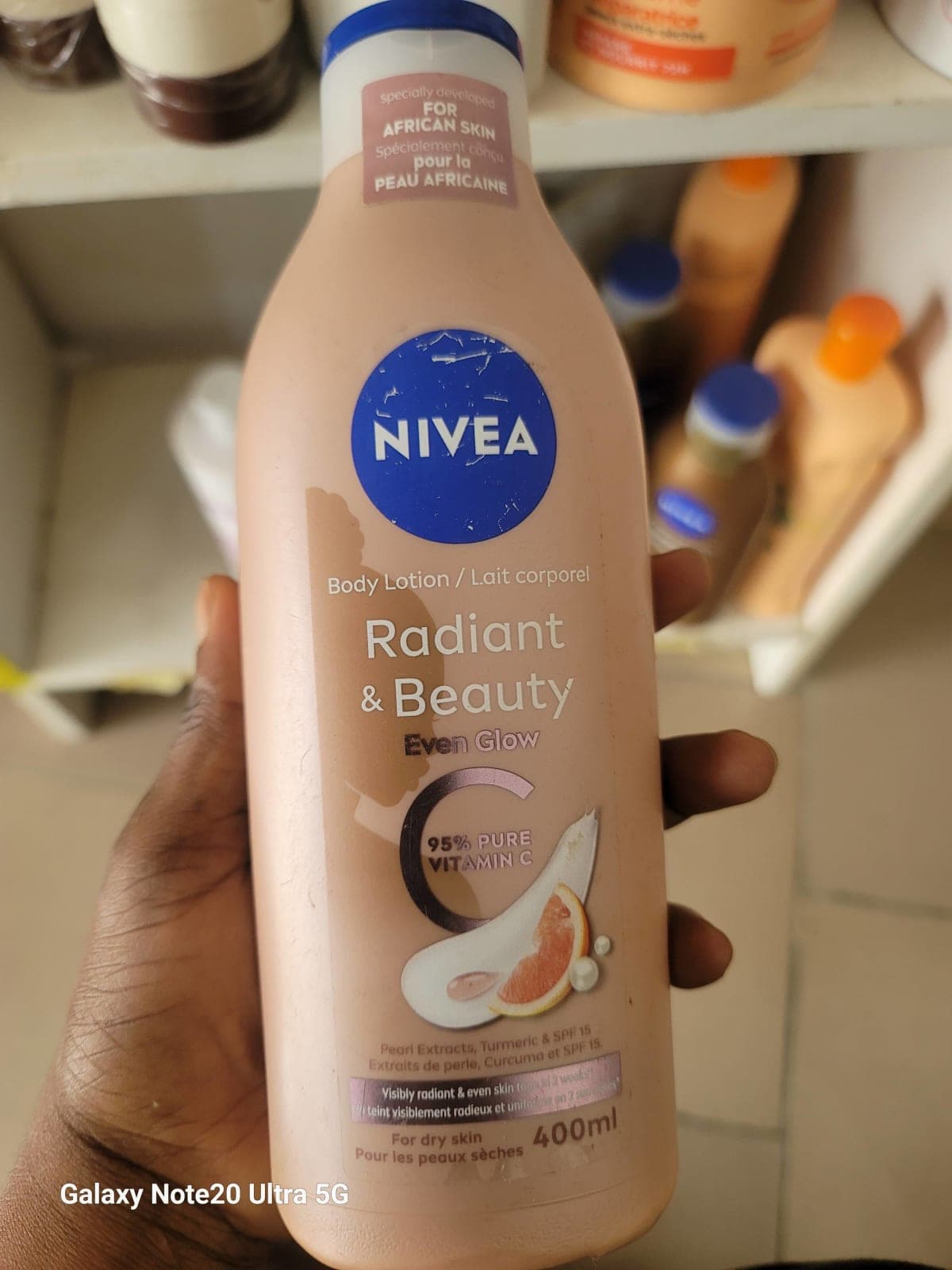 Lait Nivea Radiant Beauty   vit C