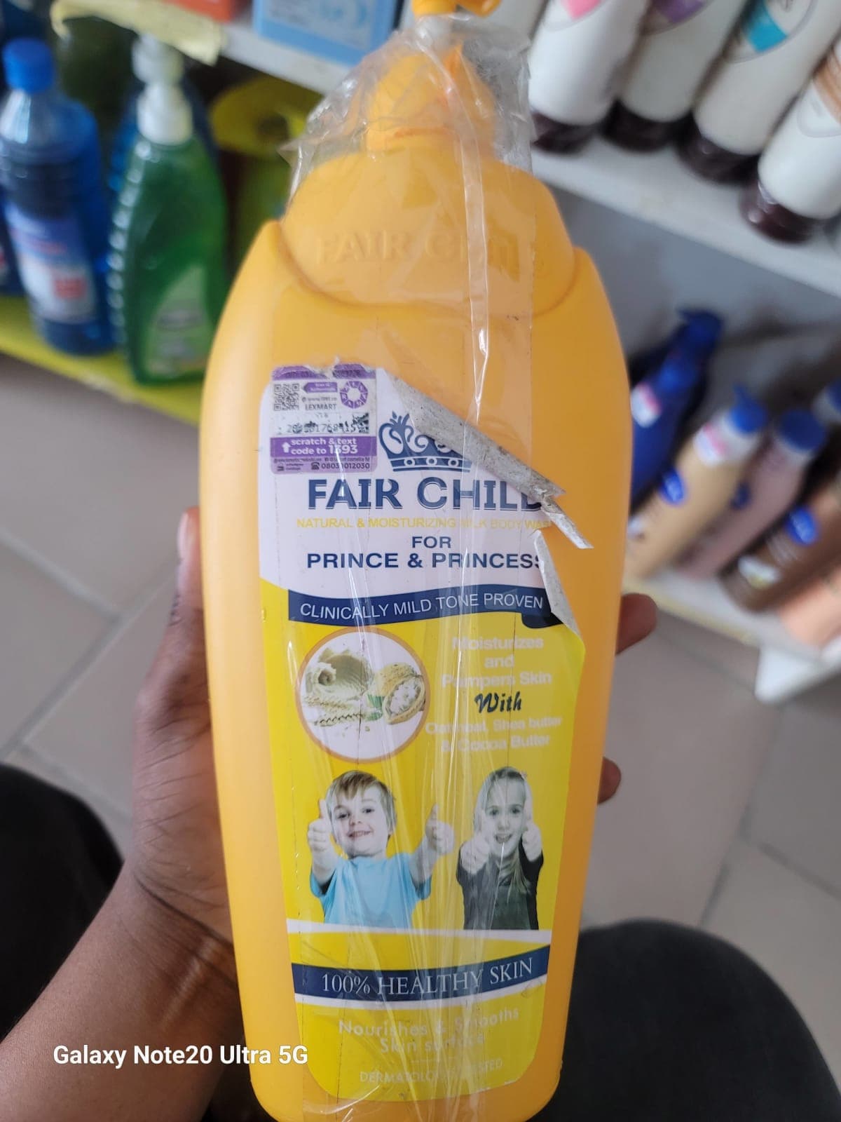 Lait Fair and Child  jaune