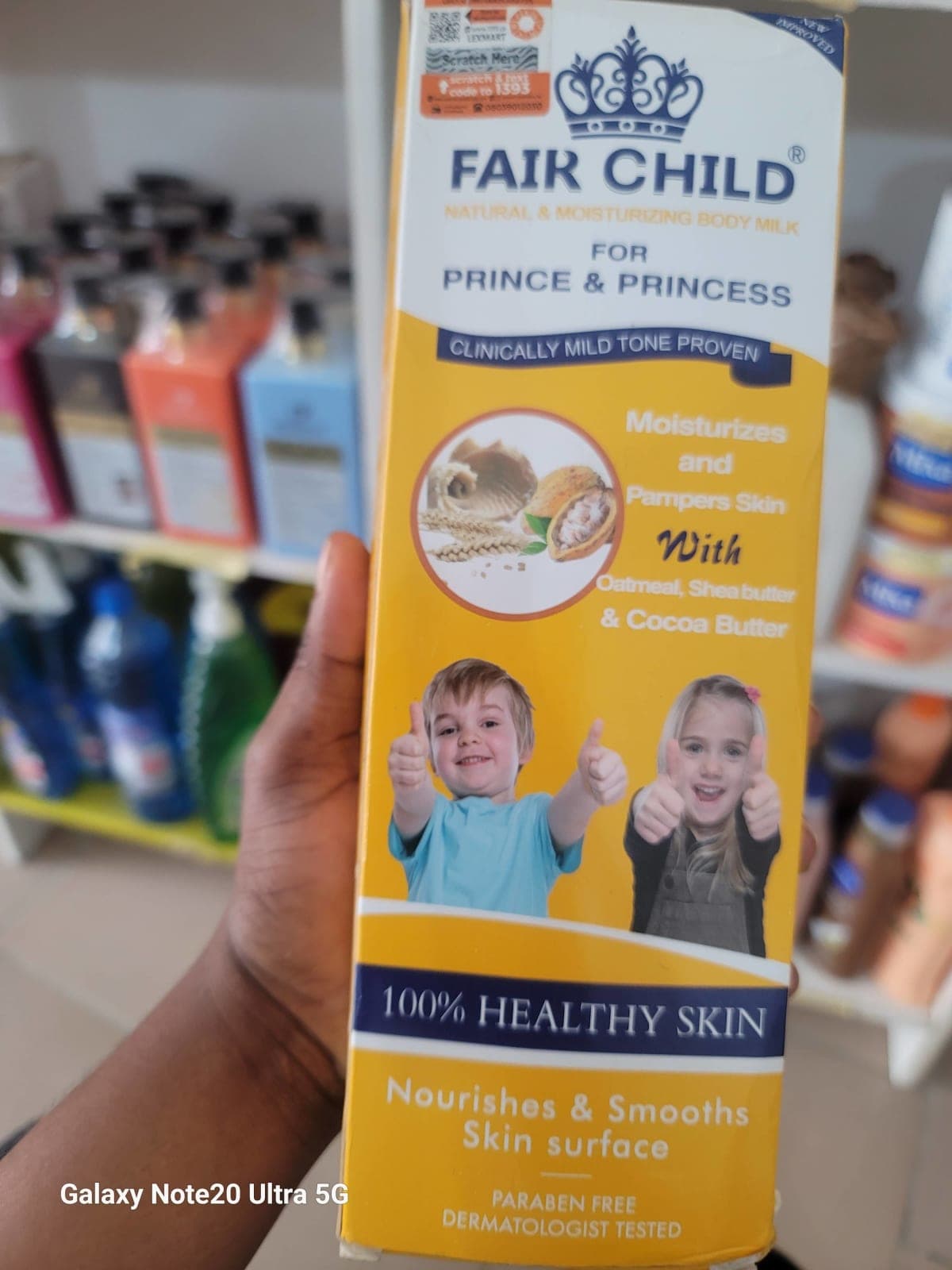 Gel Fair and Child  jaune