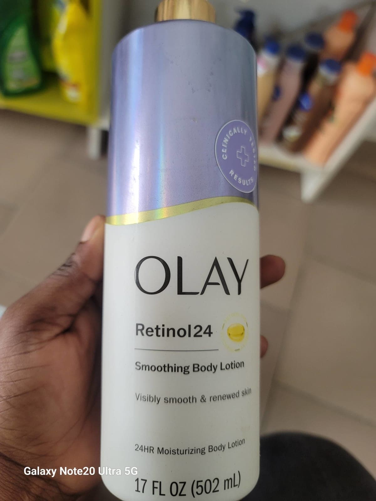 Lait Olay retional — vue 1