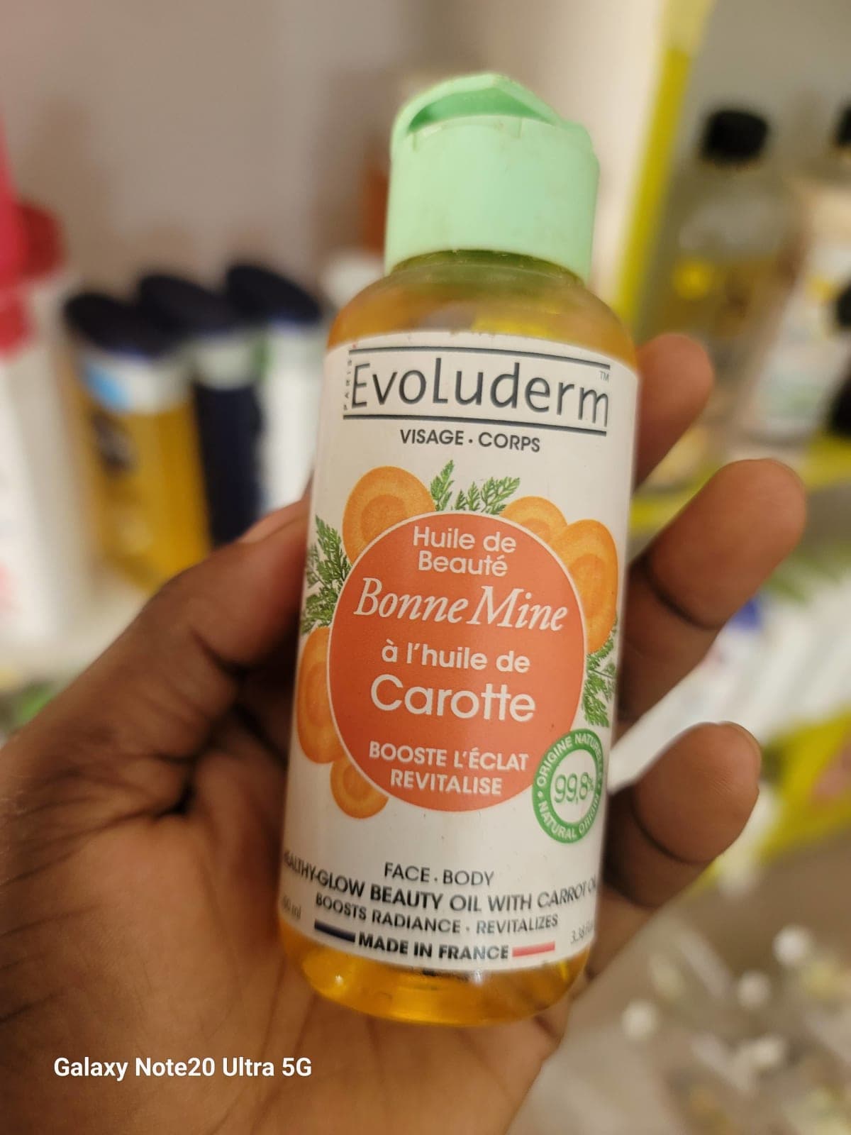 Huile evoluderm carotte