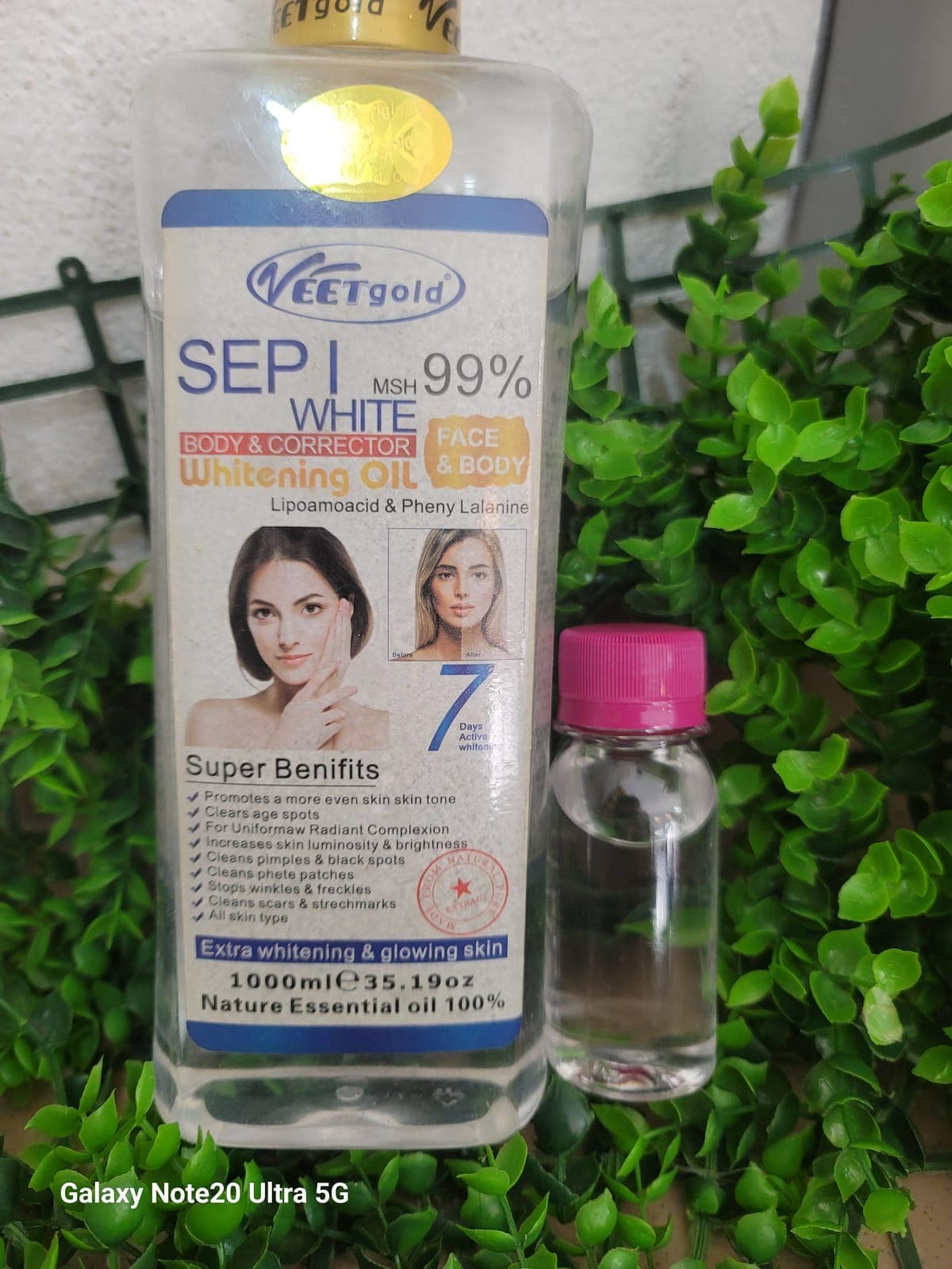 Huile Sepi white 60ml — vue 1