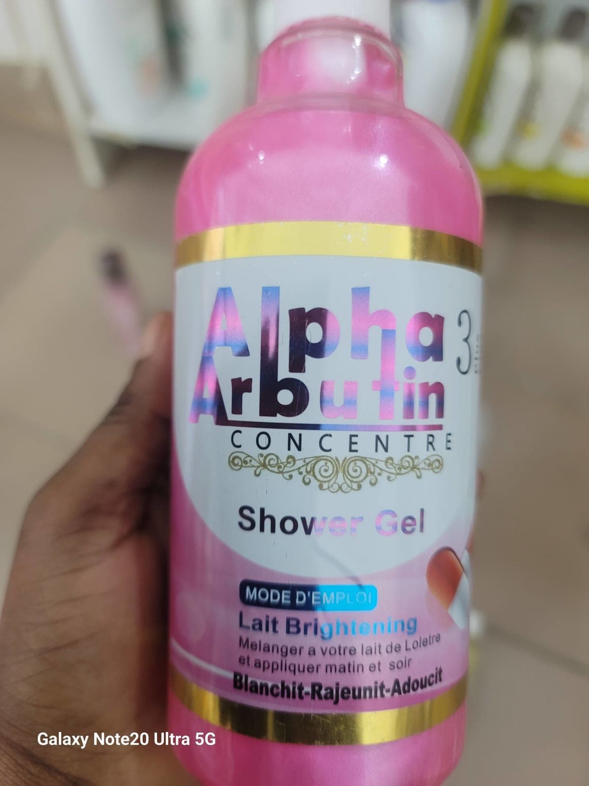 Gel douche  alpha arbutin 3 ( 500ml)