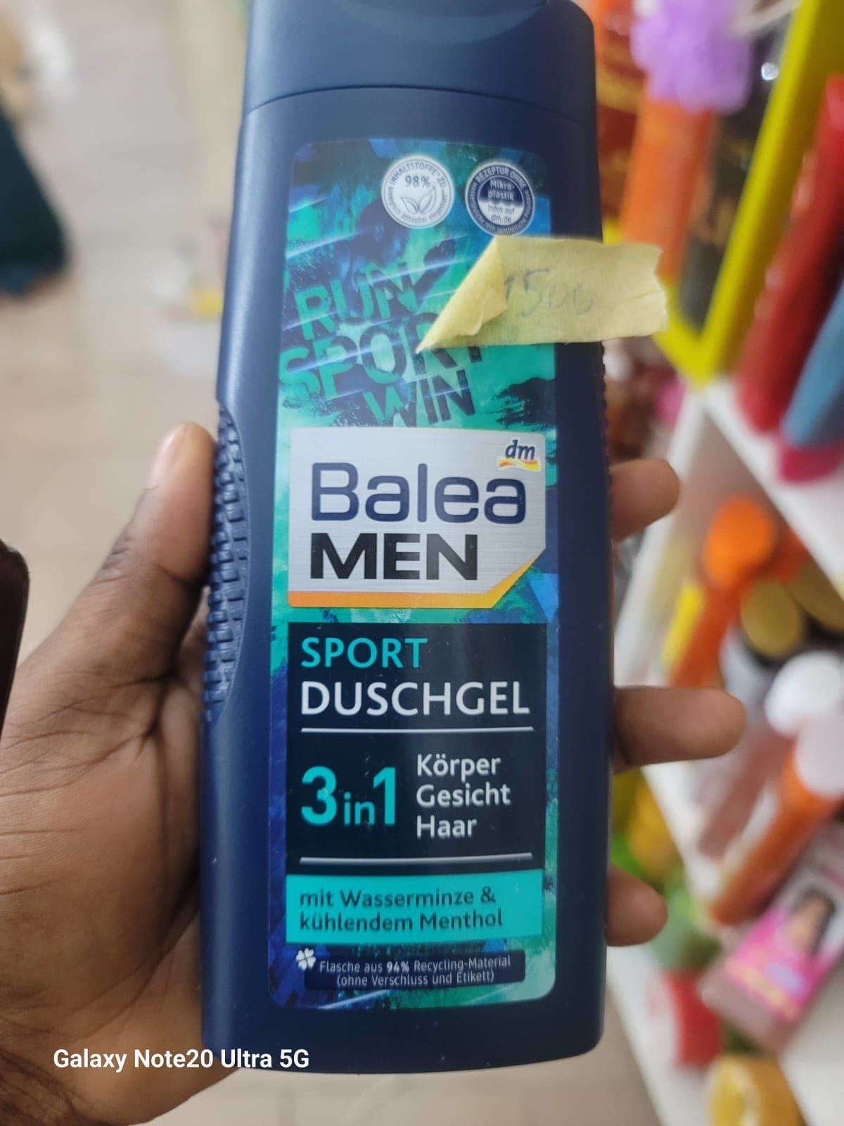 Gel douche homme balea