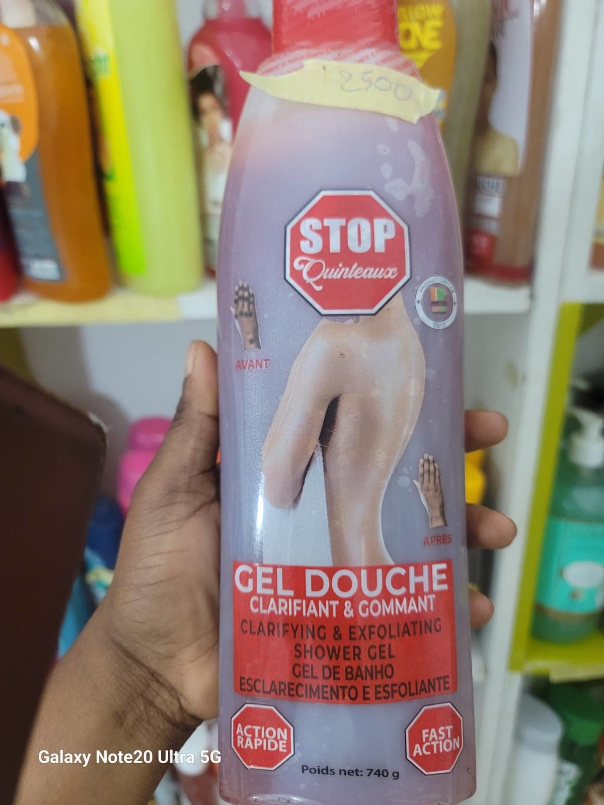 Gel stop quintaux