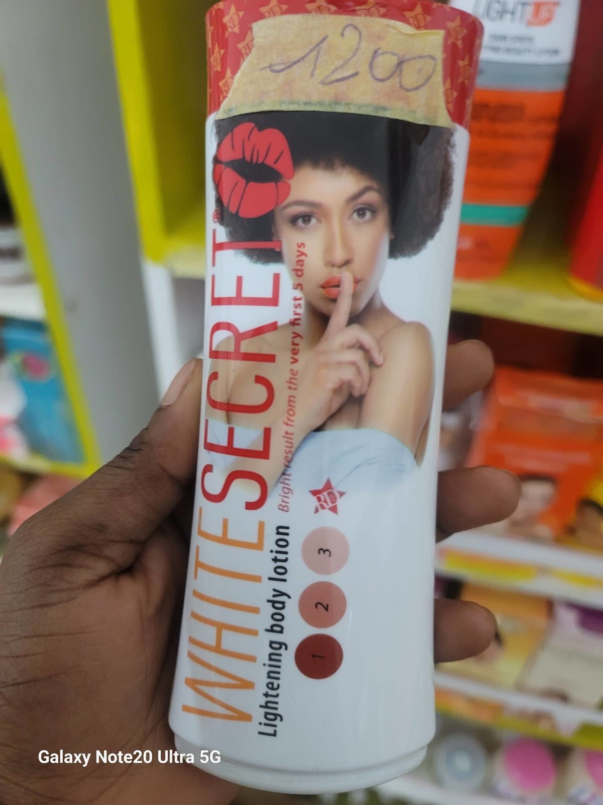 Lait white secret moyen