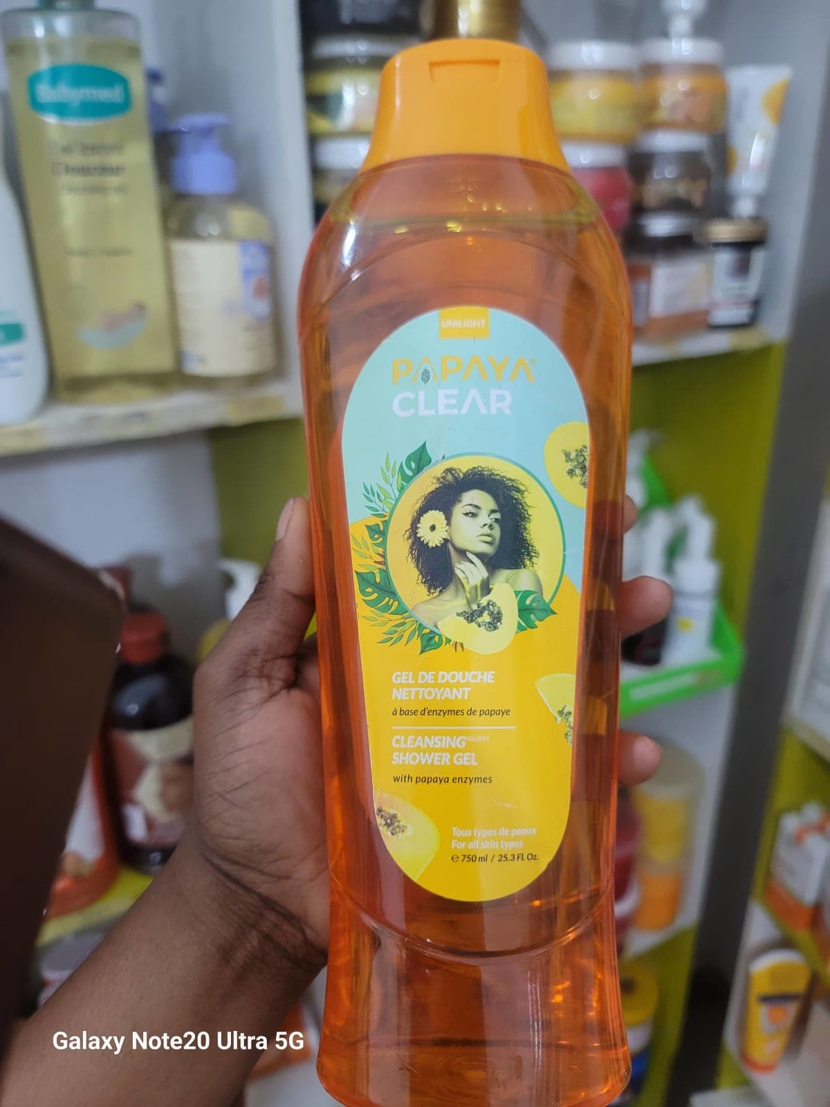 Gel papaya clear non gommant