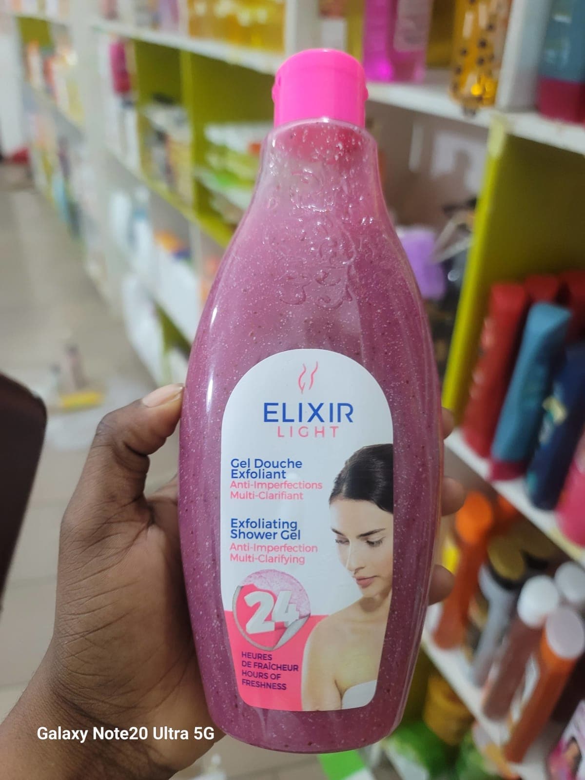 Gel douche élixir  moyen gommant