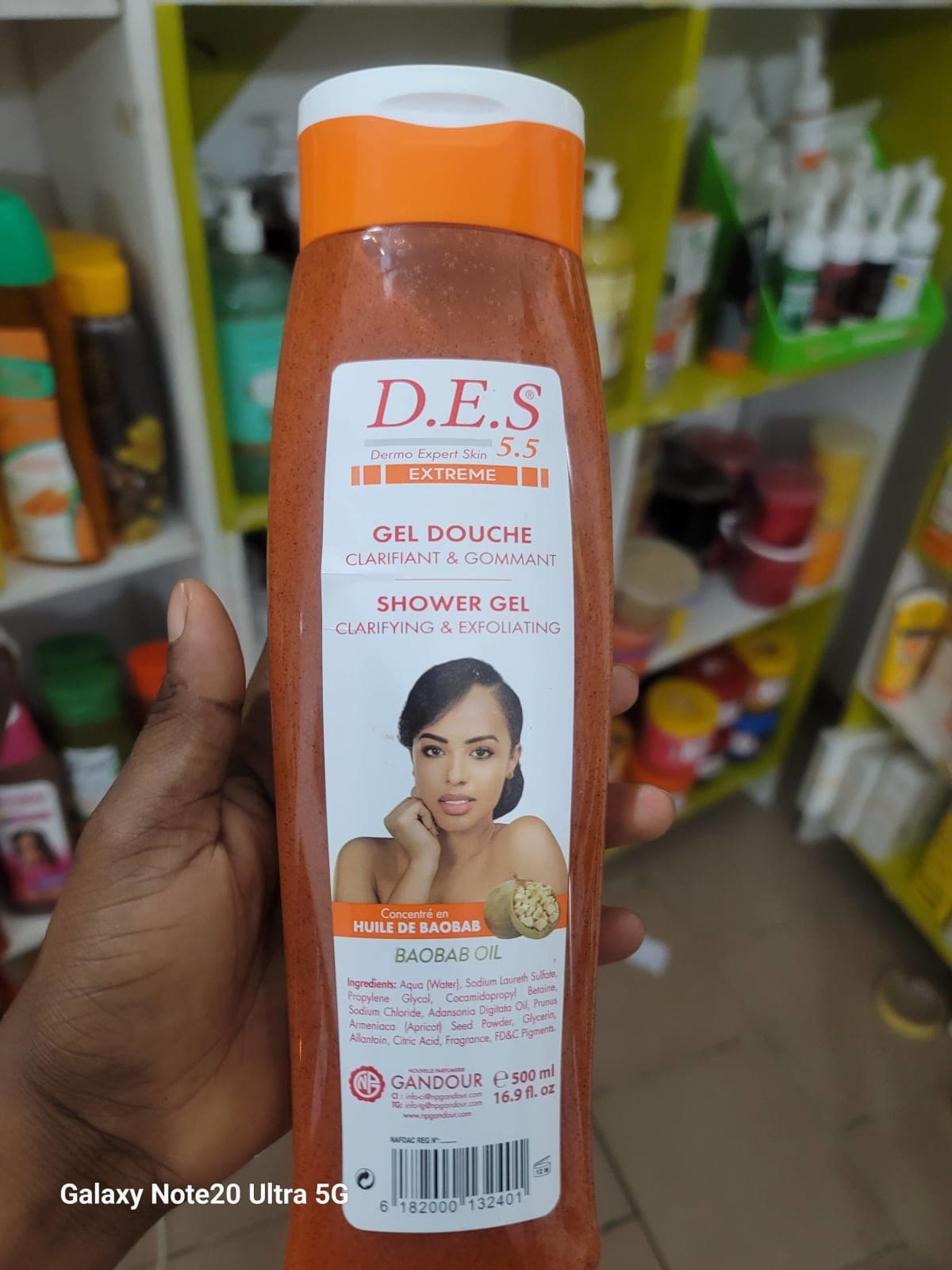 Gel D.E.S Gommant