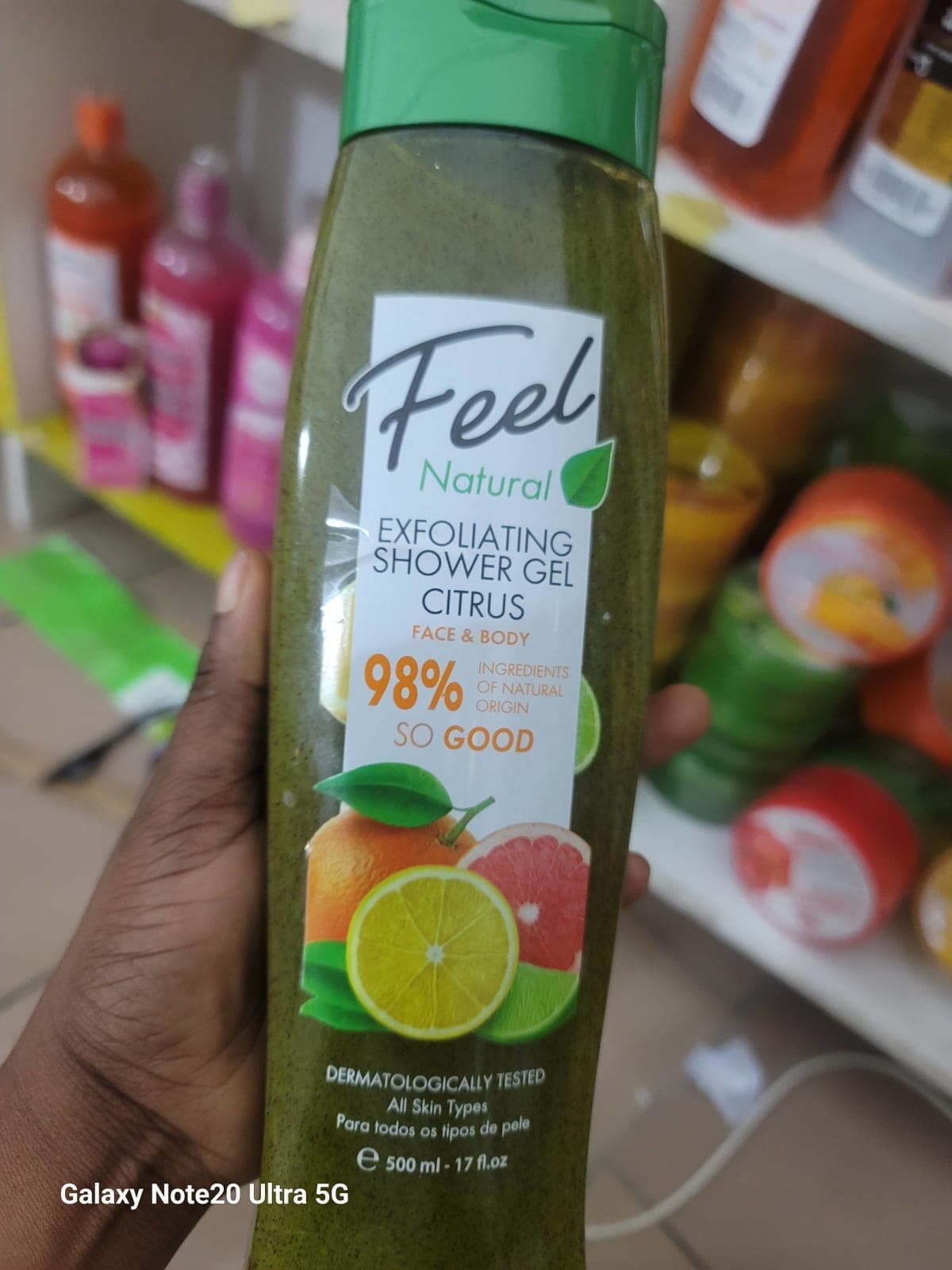 Gel douche feel Gommant  Citrus