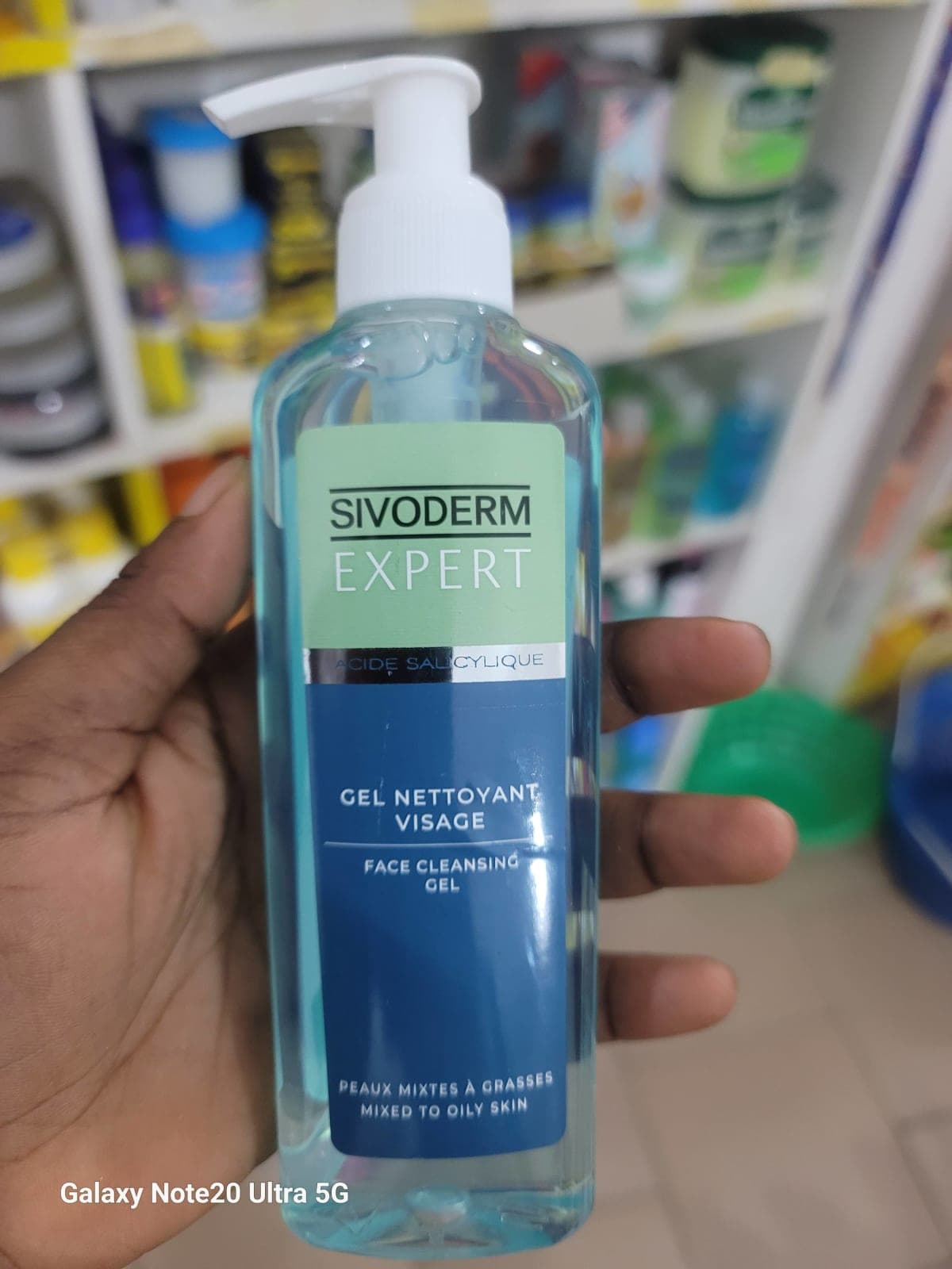 Gel nettoyant visage Sivoderm expert