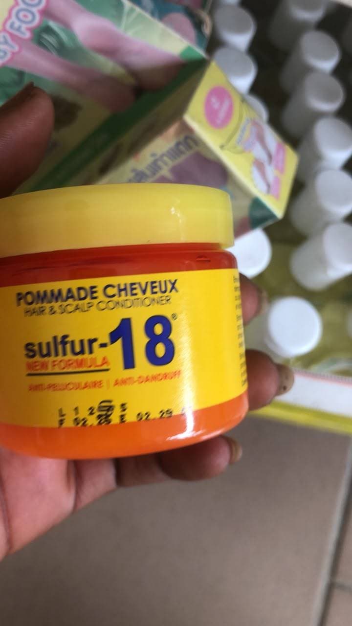 Creme de cheveux sulfur.18