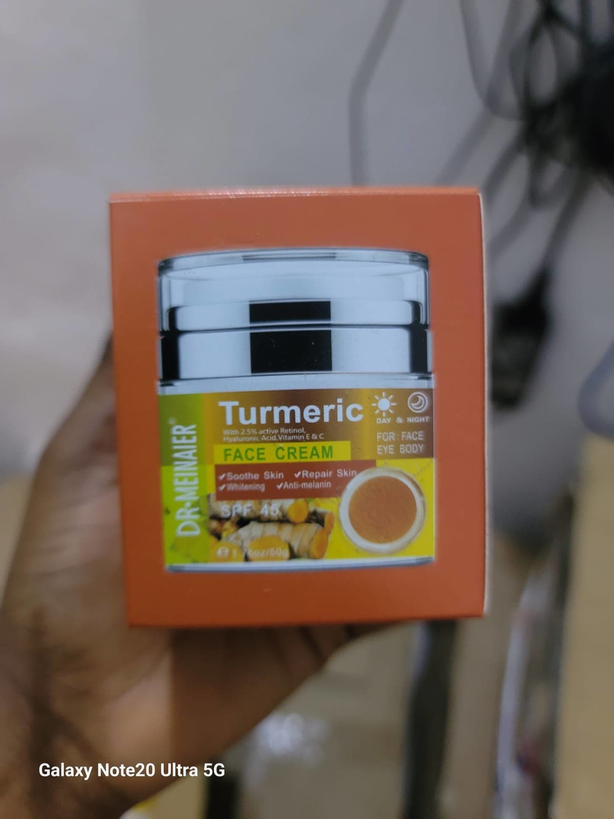 Creme turmeric Dr Meinaier. — vue 1