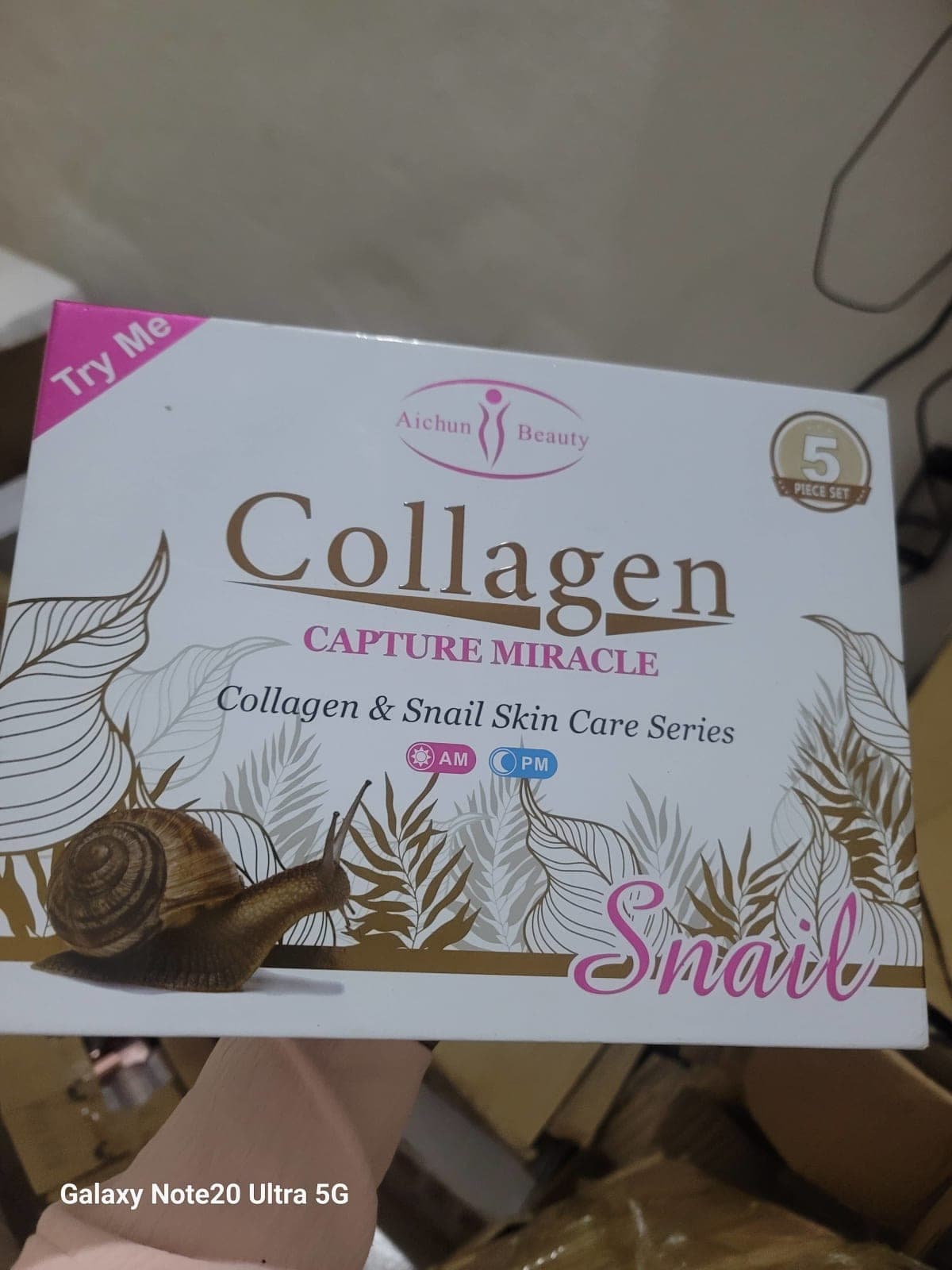 Kit visage  Aichun Beauty  collagène et snail