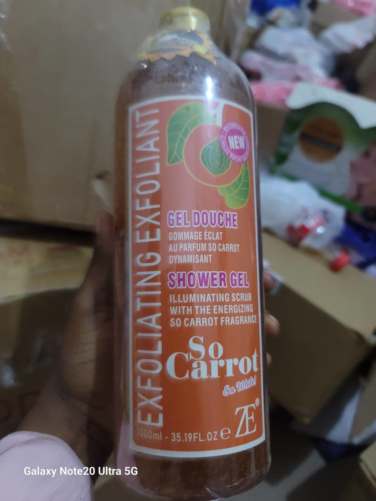 Creme de douche exfoliant so Carrot by Dr mei
