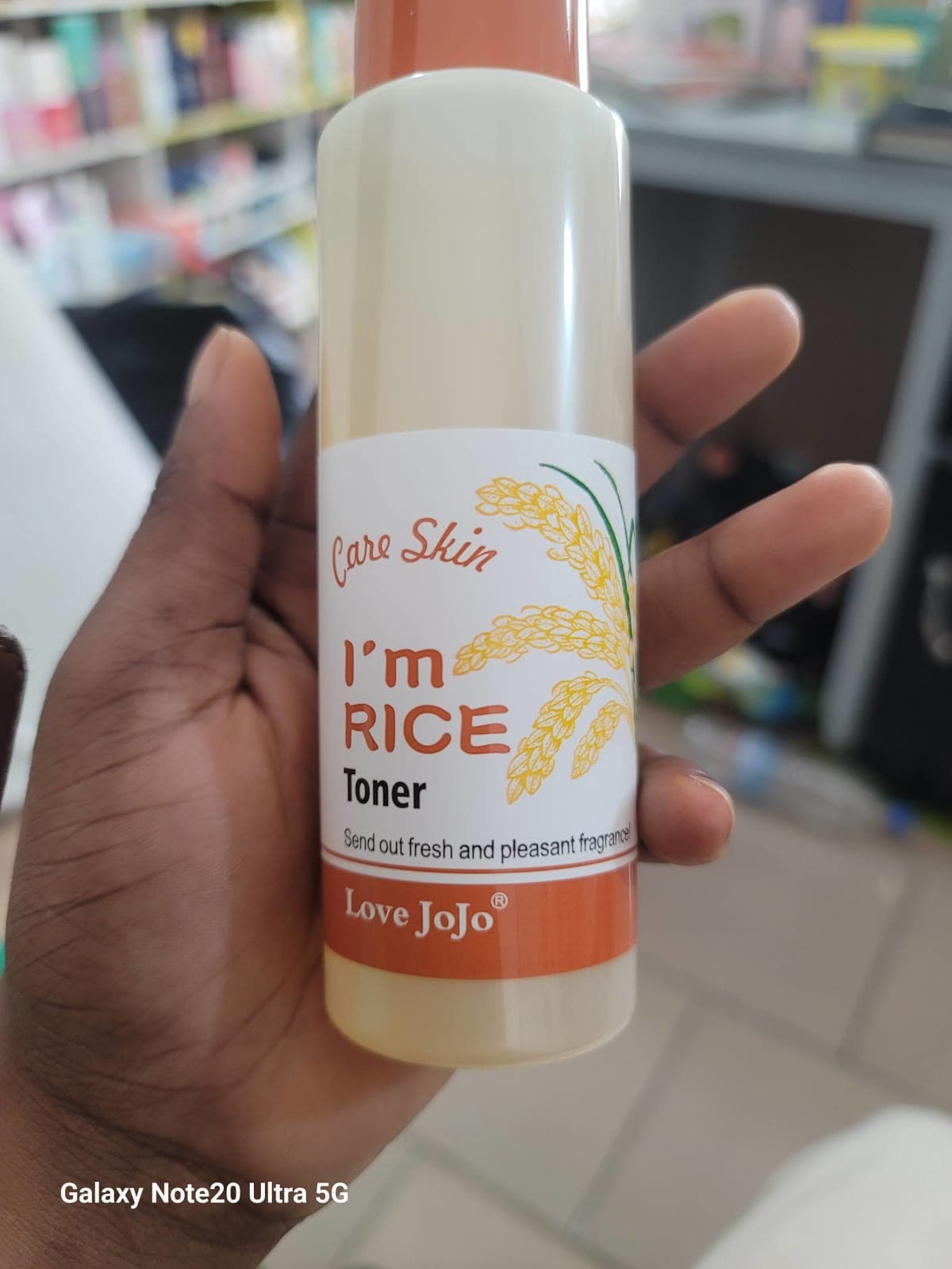 Eau tonique au riz