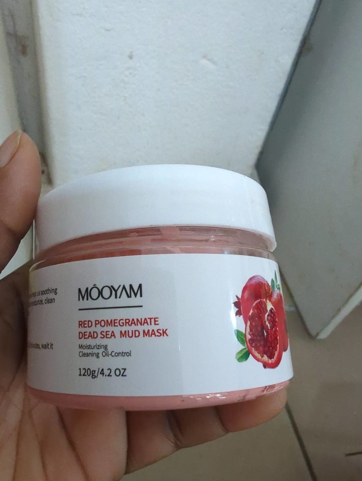 Masque d'argile a la grenade