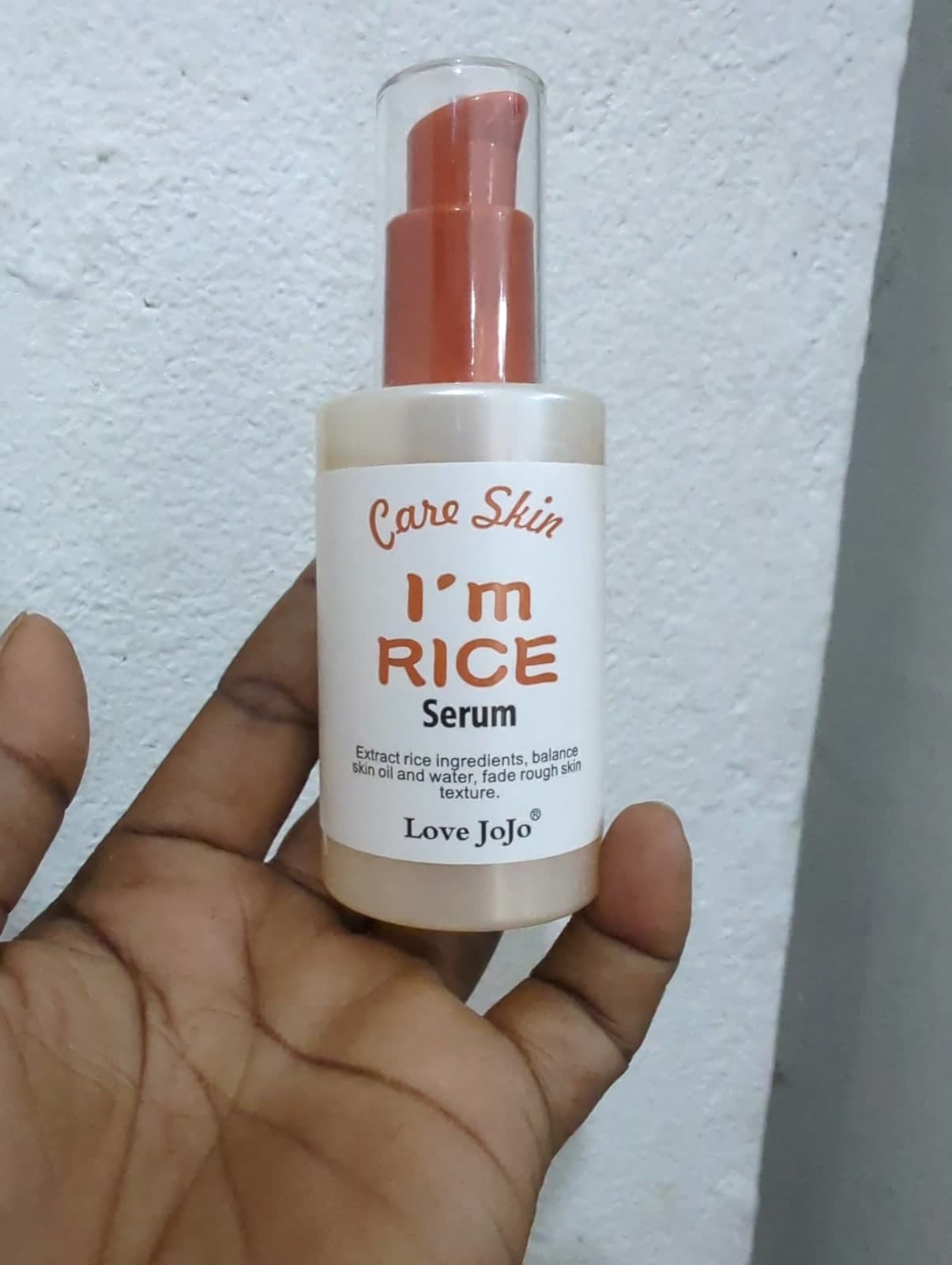 Serum visage  au riz