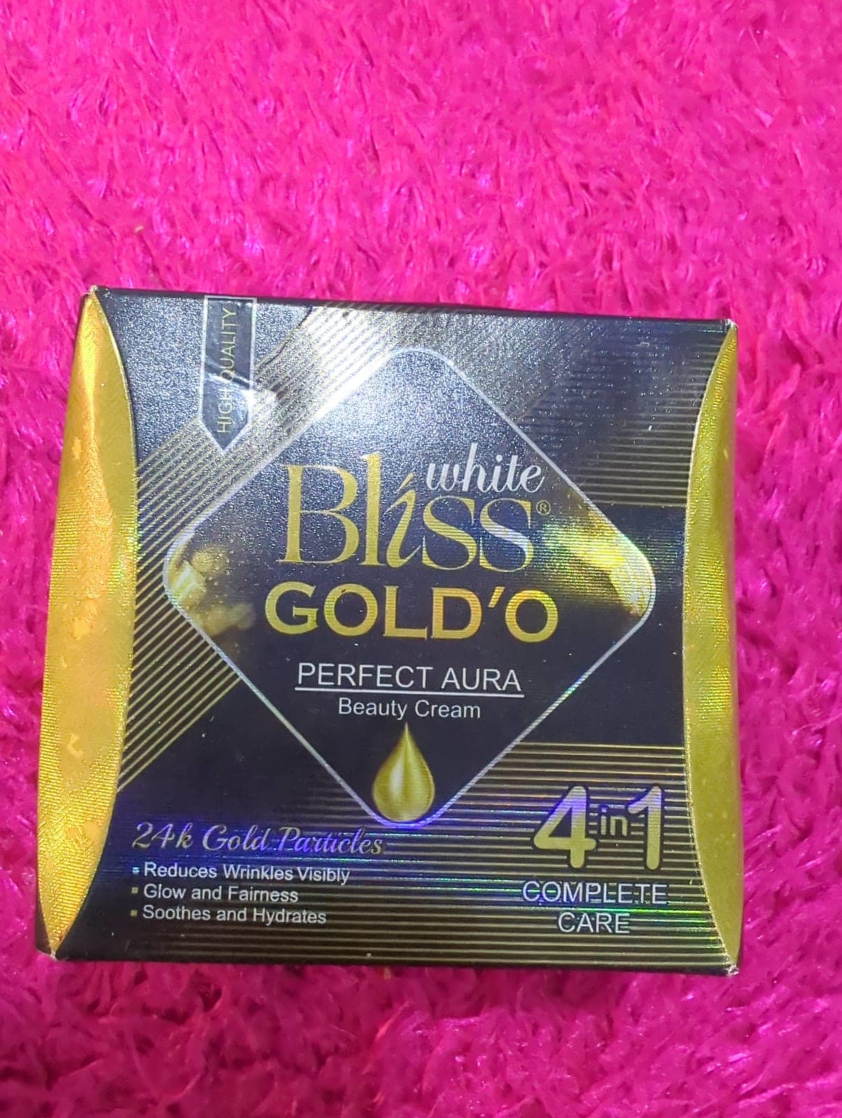 Creme de visage Bliss Gold'o white