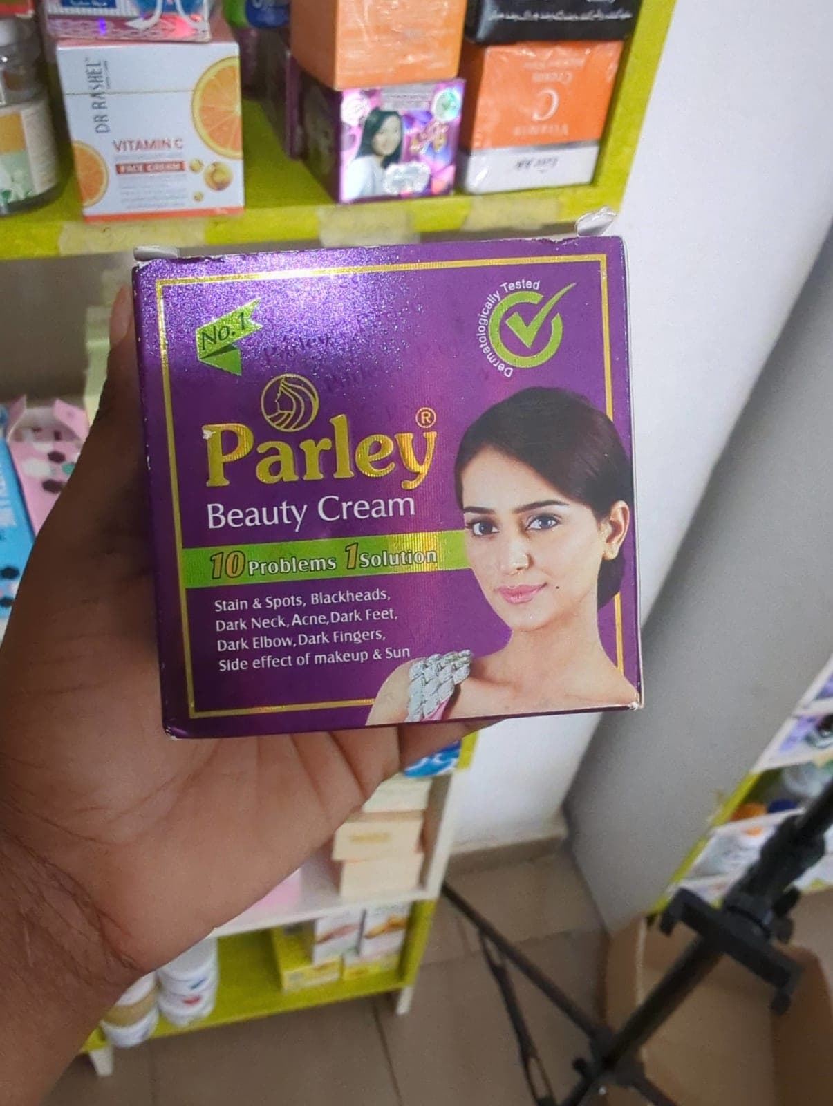 Creme de visage parley Violet