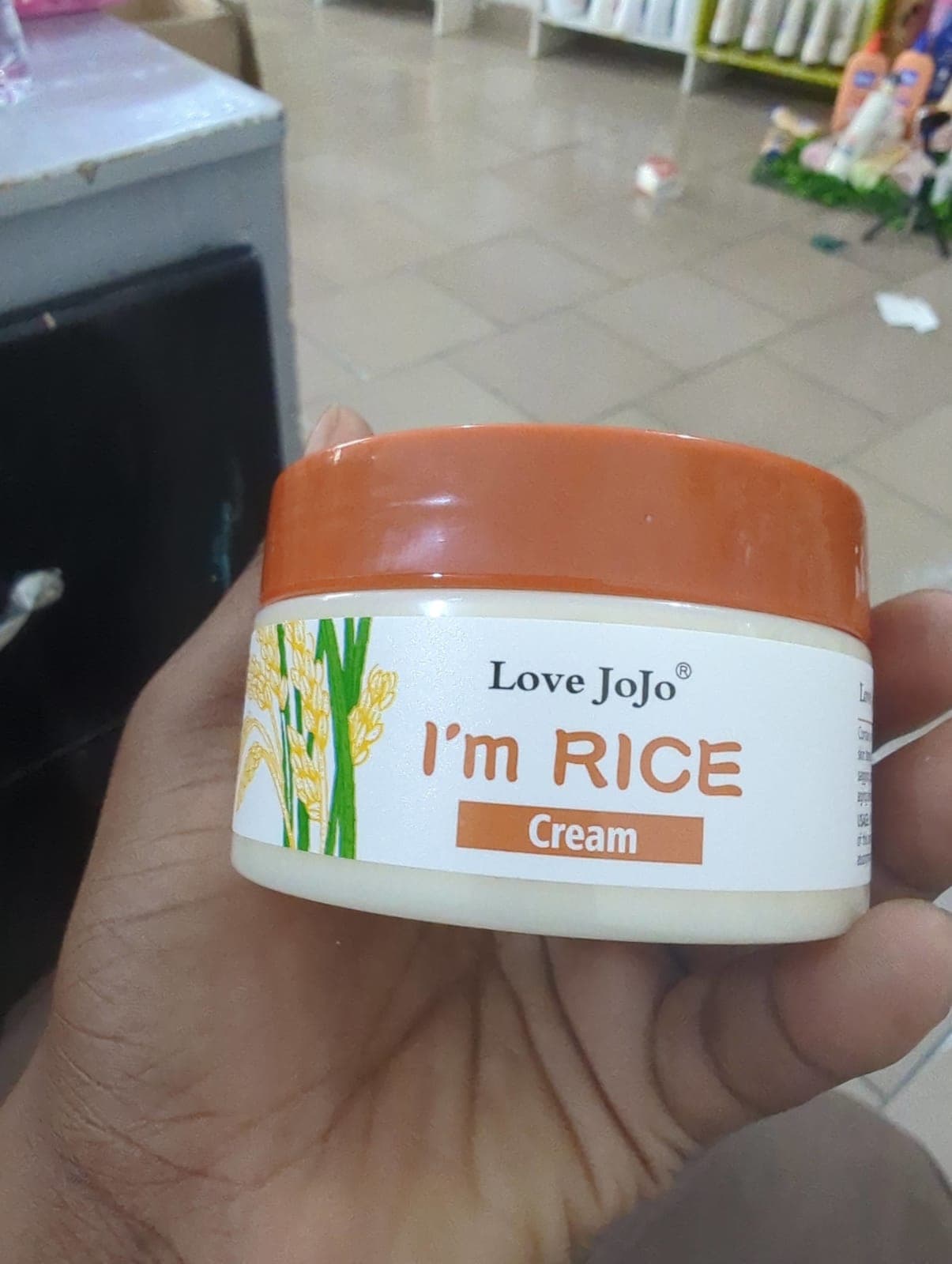 Creme de visage a base de riz