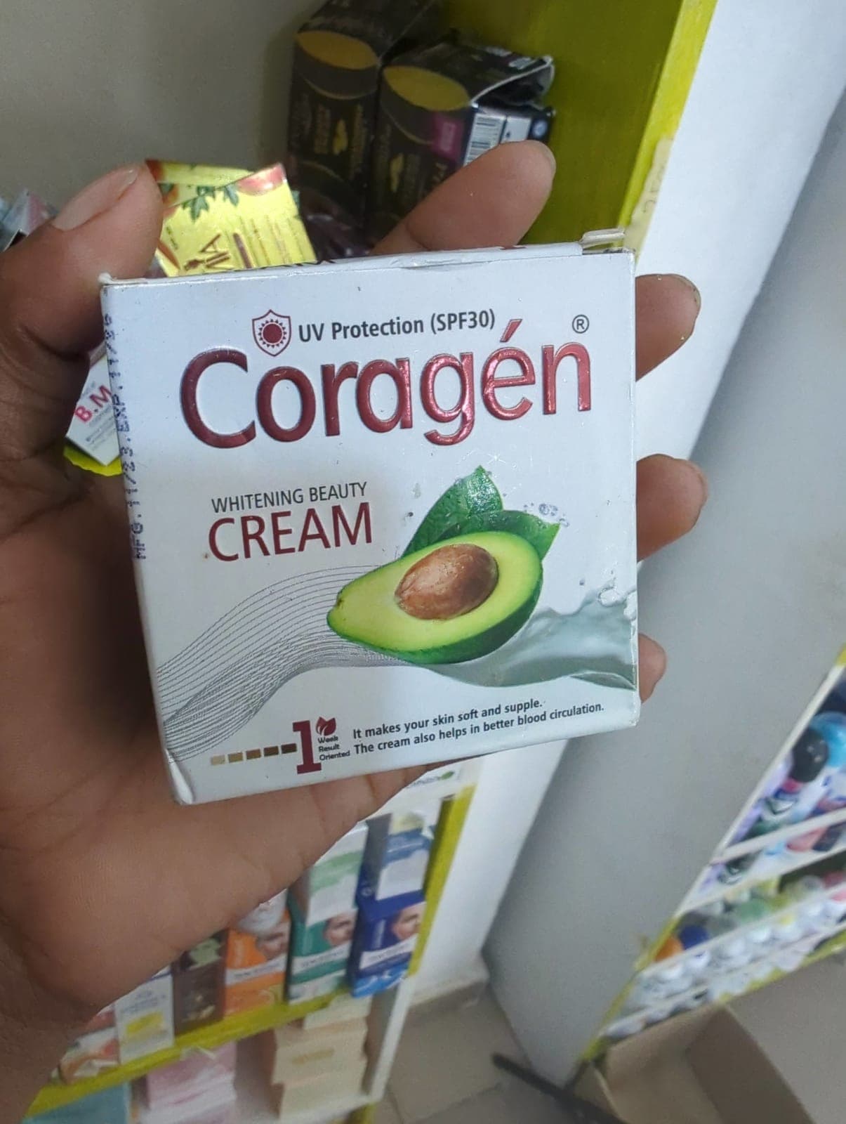 Creme de visage coragene — vue 1