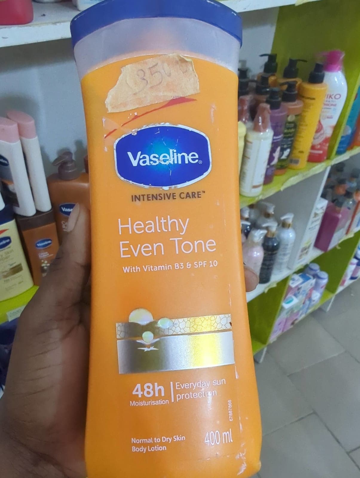 Lait Vaseline Even tone