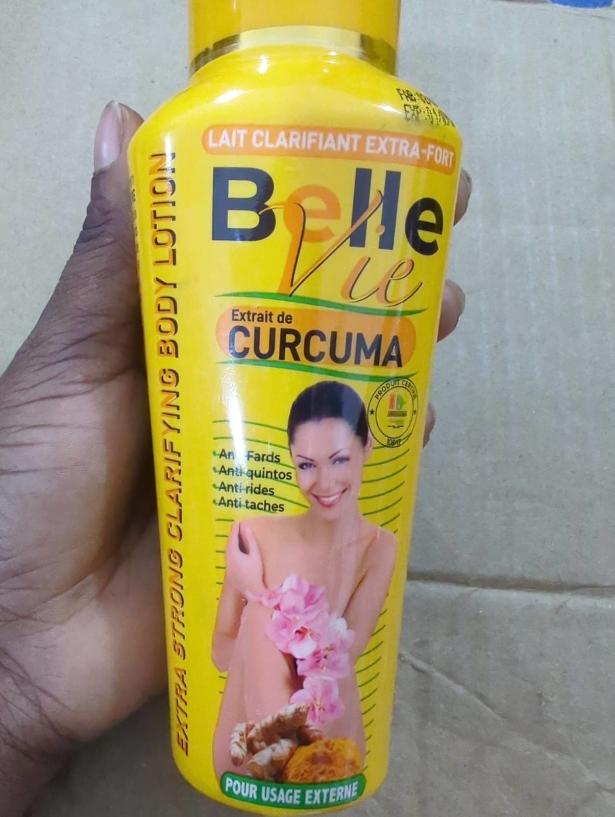 Lait Belle vie curcuma